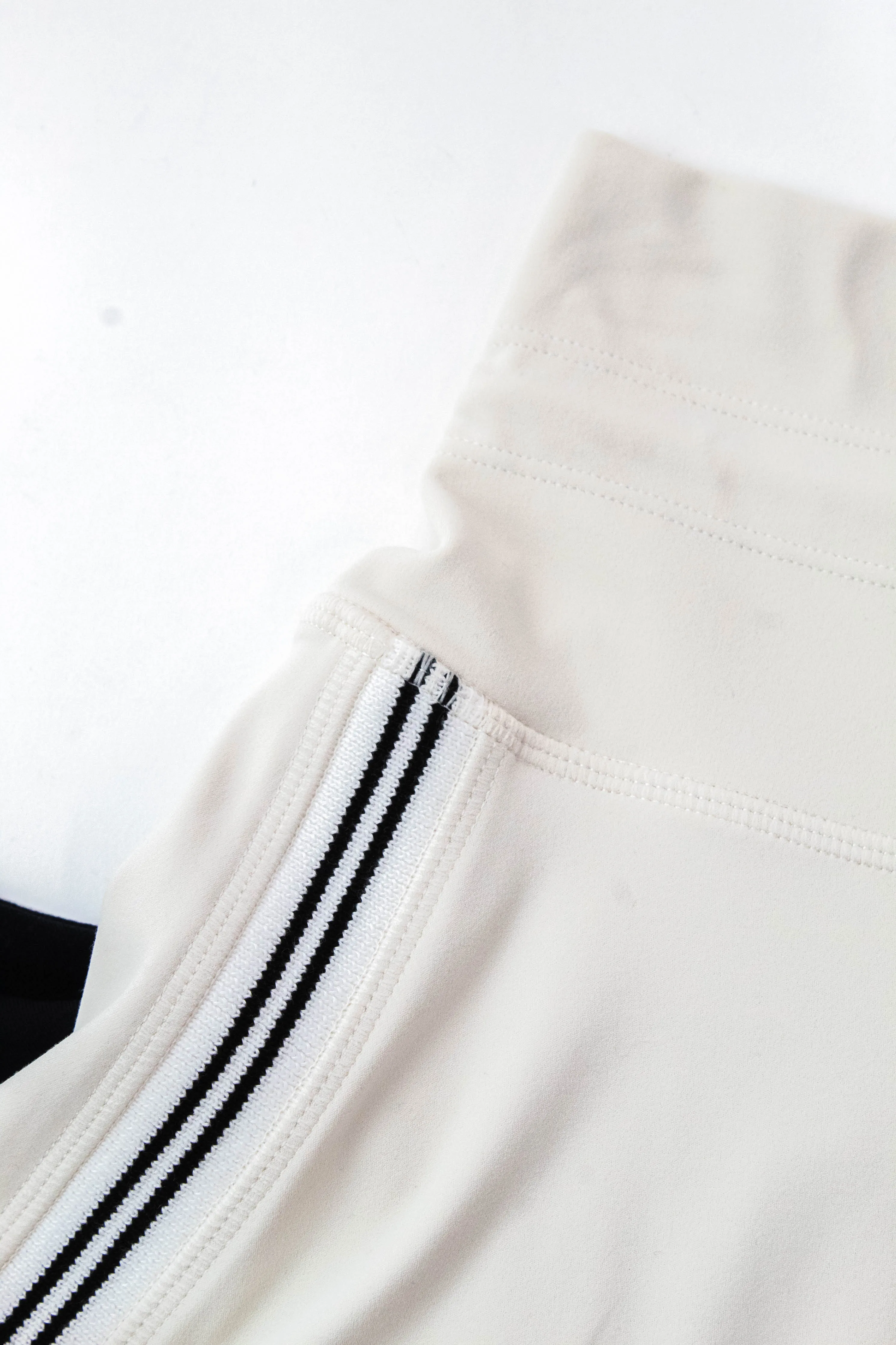 June Side Stripe Skort, Cream | Cream Yoga sold by North & Main Clothing Company product image thumbnail 4