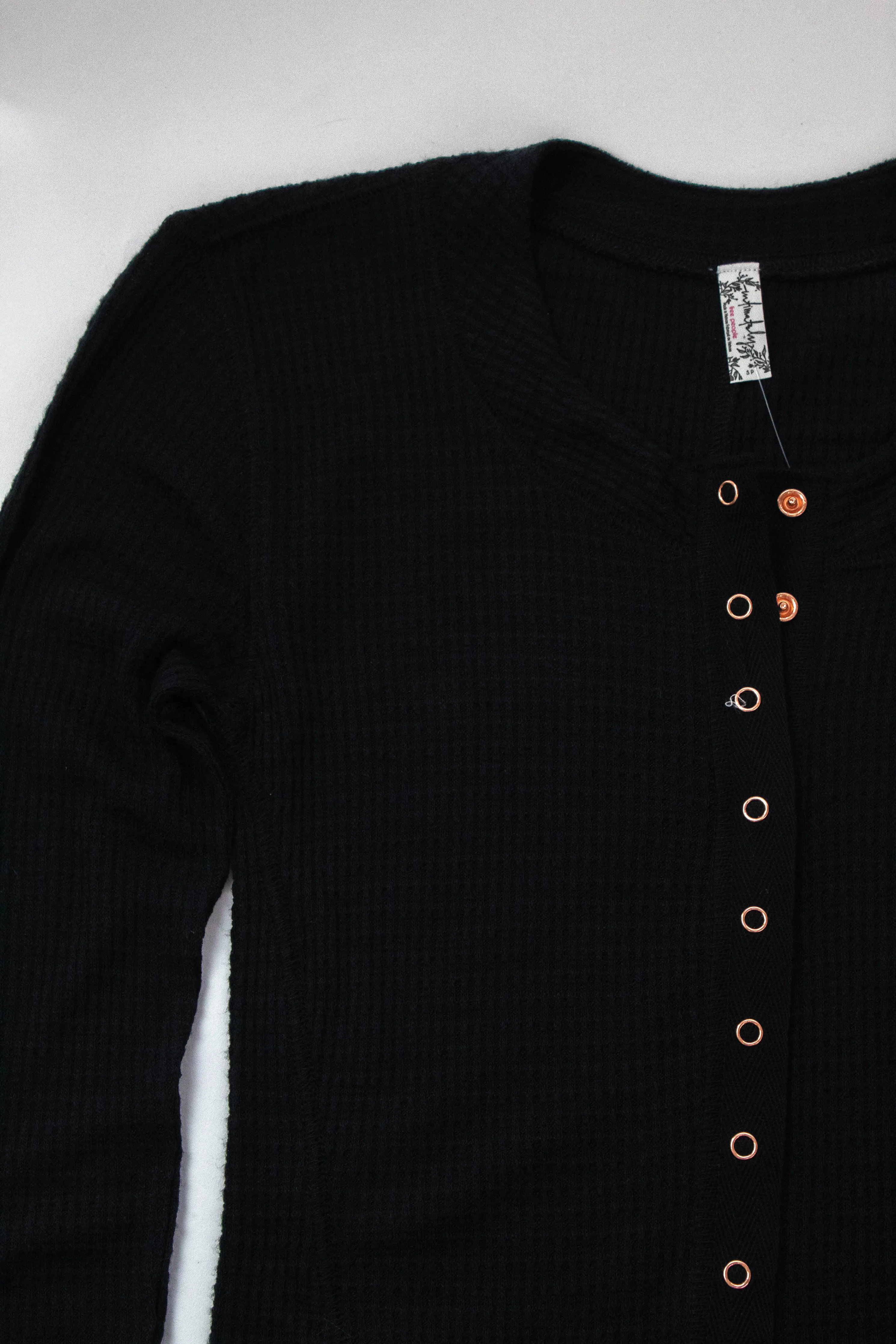 Going Places Cardi, Black | Free People sold by North & Main Clothing Company product image thumbnail 2