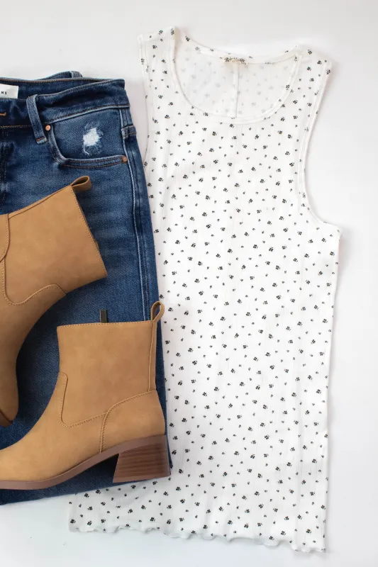 Fresh In Love Floral Printed Top, Ivory Combo | Free People sold by North & Main Clothing Company