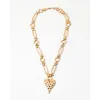 Vera Heart Pendant Necklace, Gold sold by North & Main Clothing Company