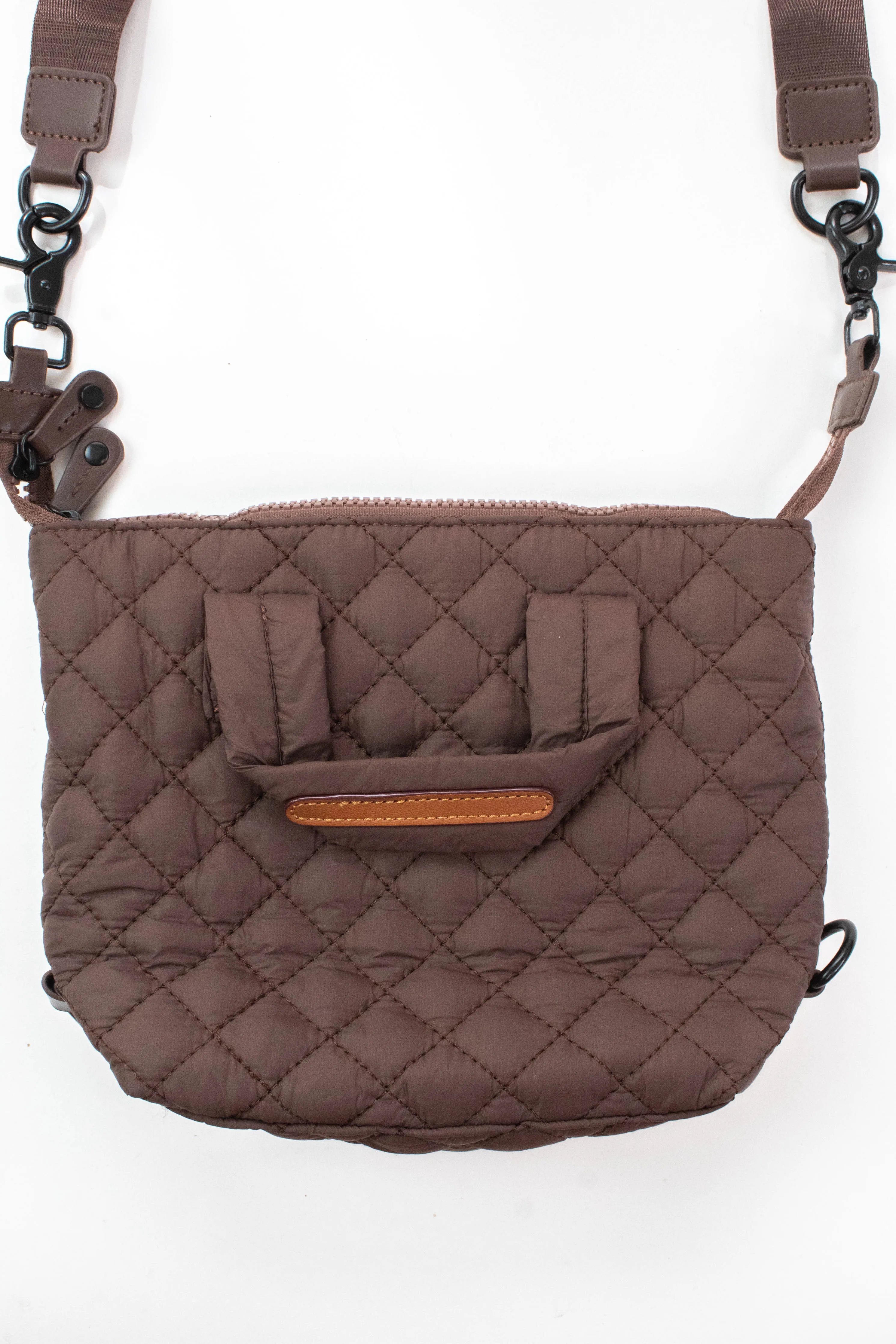 Matilda Mini Quilted Bag, Brown sold by North & Main Clothing Company product image thumbnail 2