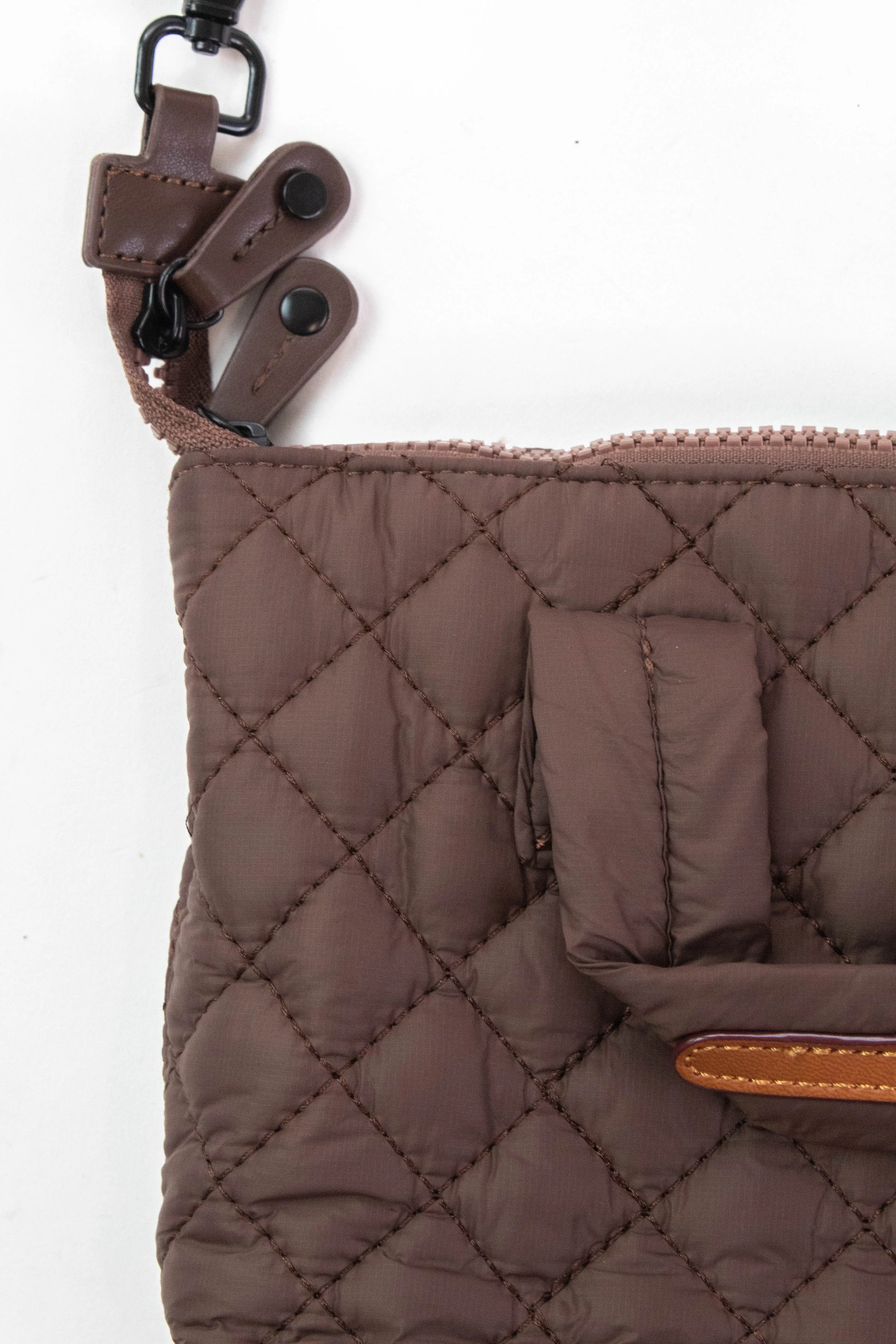 Matilda Mini Quilted Bag, Brown sold by North & Main Clothing Company product image thumbnail 3