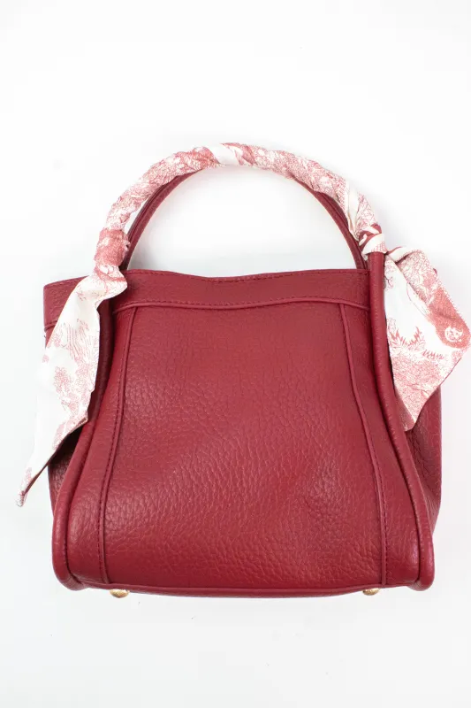 Mabel Medium Bag, Burgundy sold by North & Main Clothing Company
