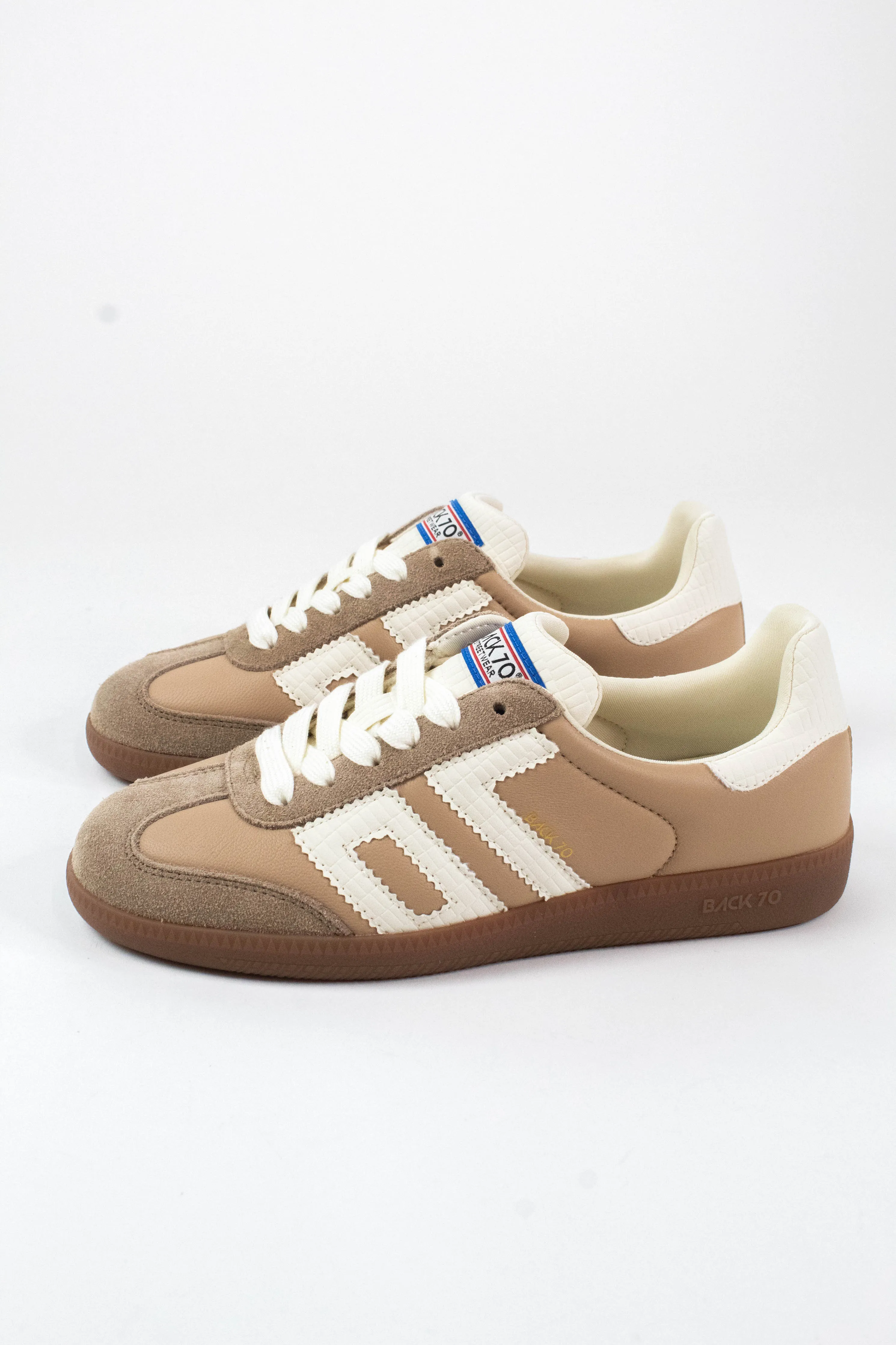 Cloud Vintage Style Sneaker, Sand Milk | Back 70 sold by North & Main Clothing Company