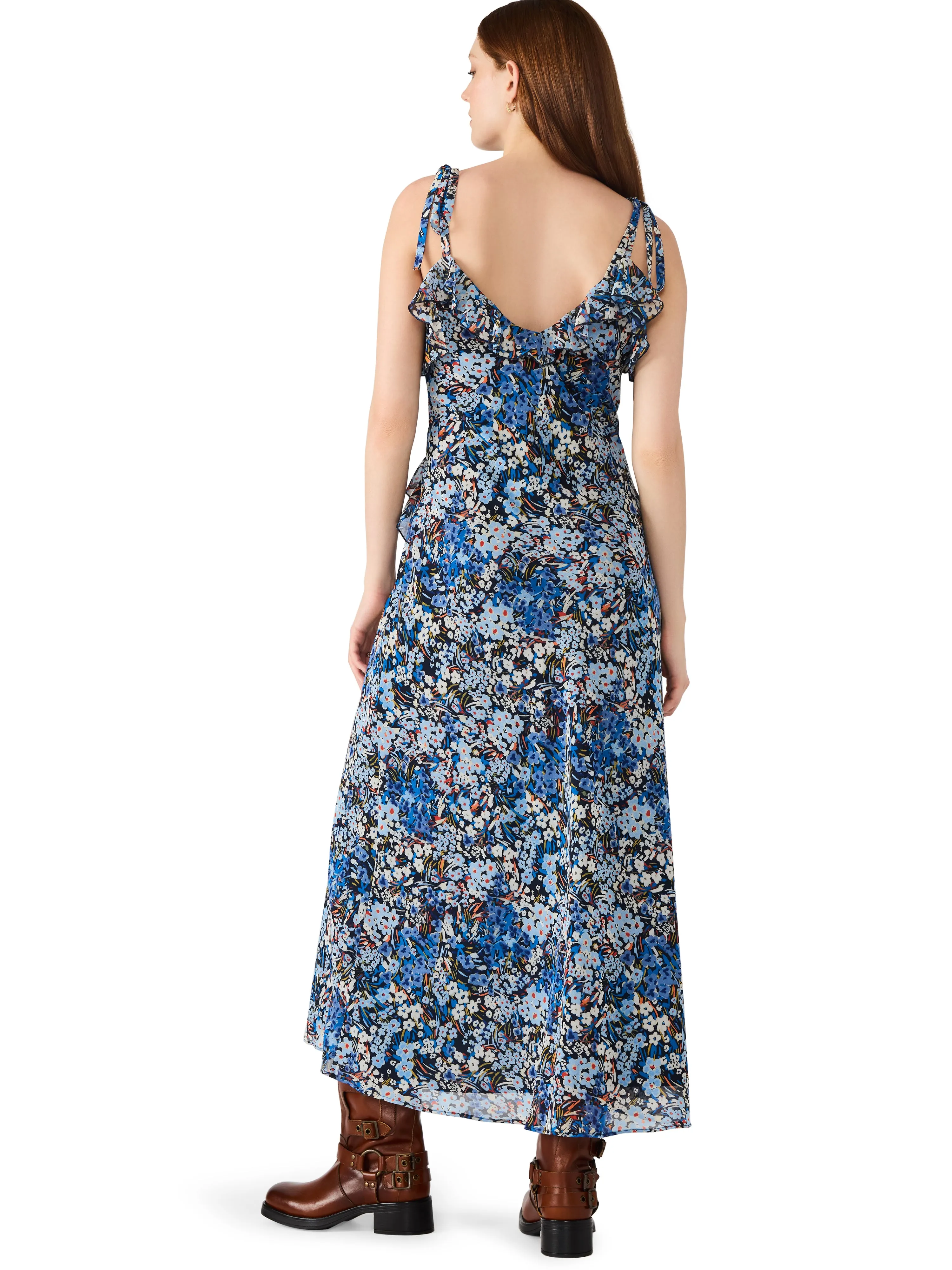 Adalina Floral Maxi Dress, Bristol Blue | Steve Madden sold by North & Main Clothing Company product image thumbnail 4