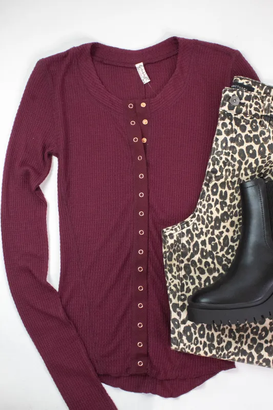 Going Places Cardi, Acai | Free People sold by North & Main Clothing Company