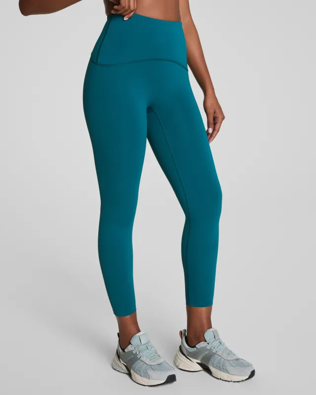 Secret Sweat 7/8 Leggings, Light Emerald Bay | SPANX sold by North & Main Clothing Company