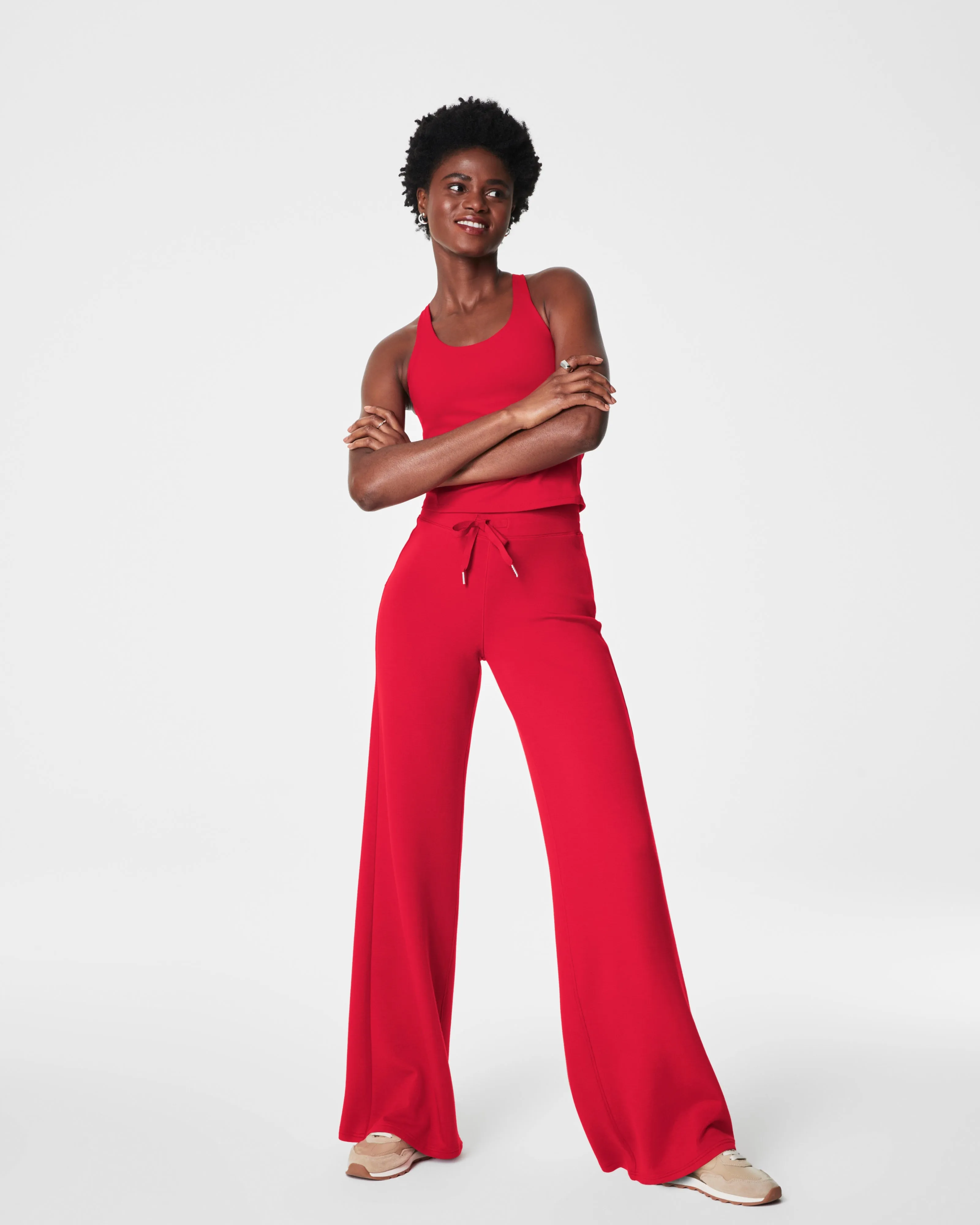 Airessentials Wide Leg Pant, Spanx Red | SPANX sold by North & Main Clothing Company product image thumbnail 2