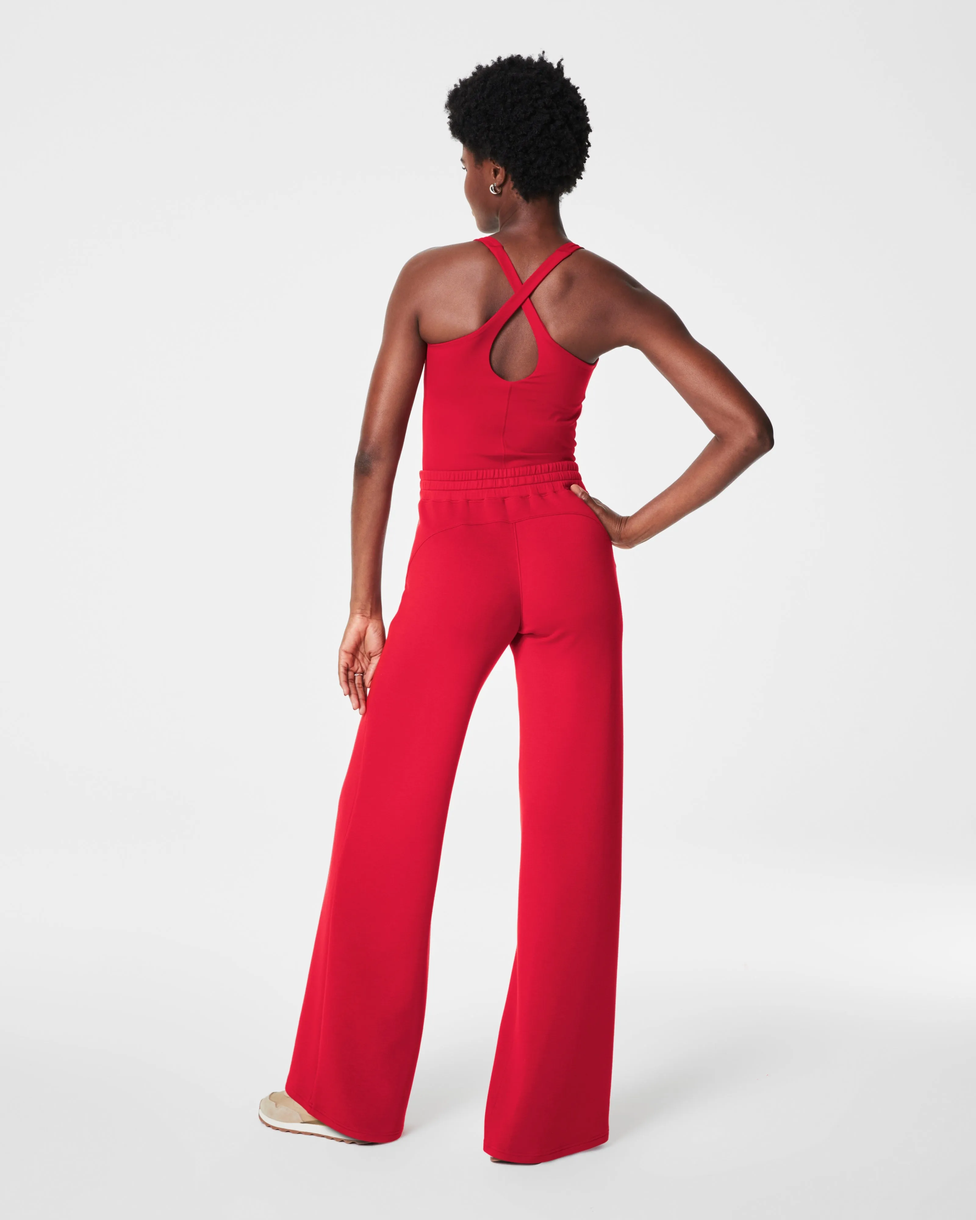 Airessentials Wide Leg Pant, Spanx Red | SPANX sold by North & Main Clothing Company product image thumbnail 4