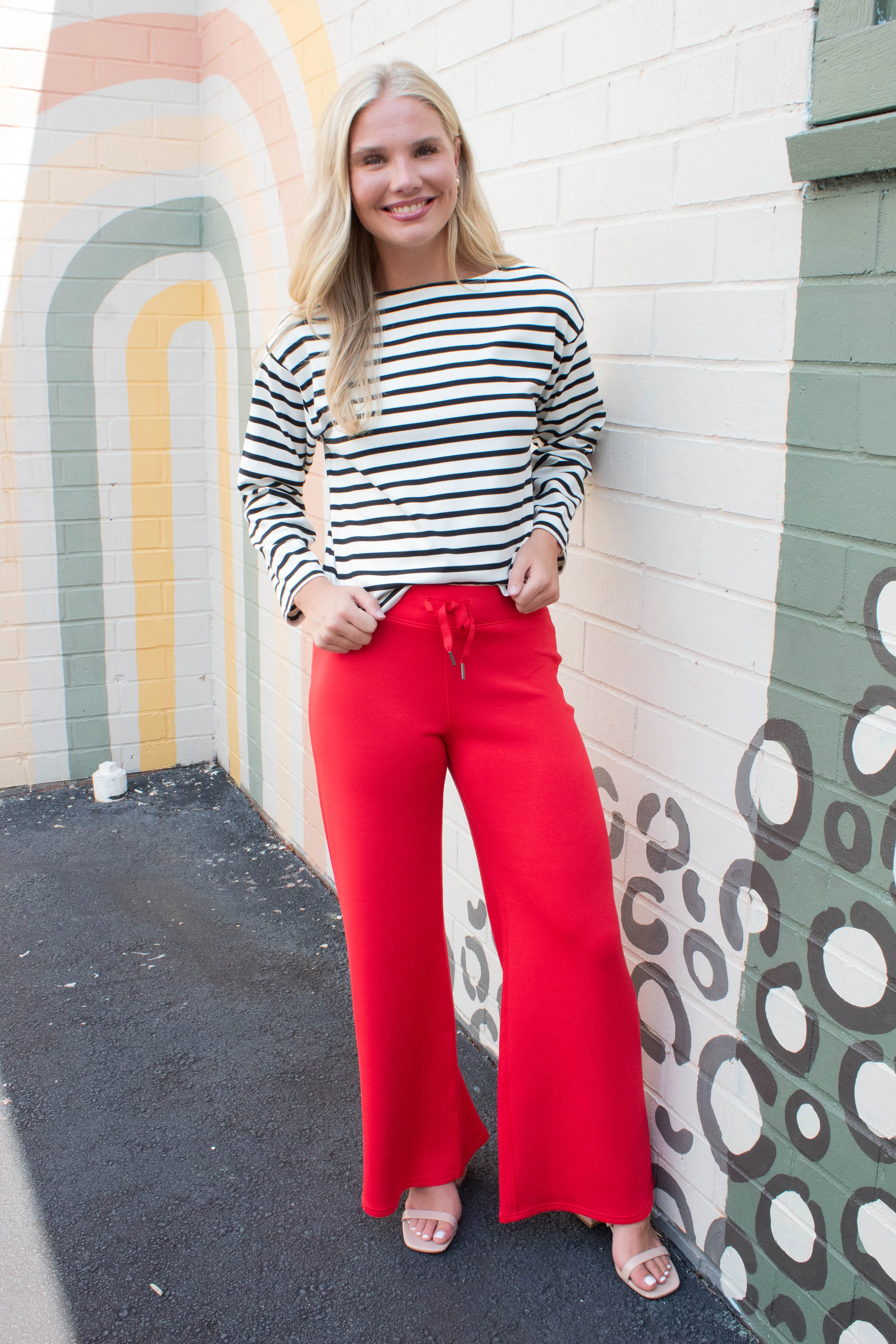 Cool Cotton Boatneck Top, Yacht Stripe | SPANX sold by North & Main Clothing Company product image thumbnail 2