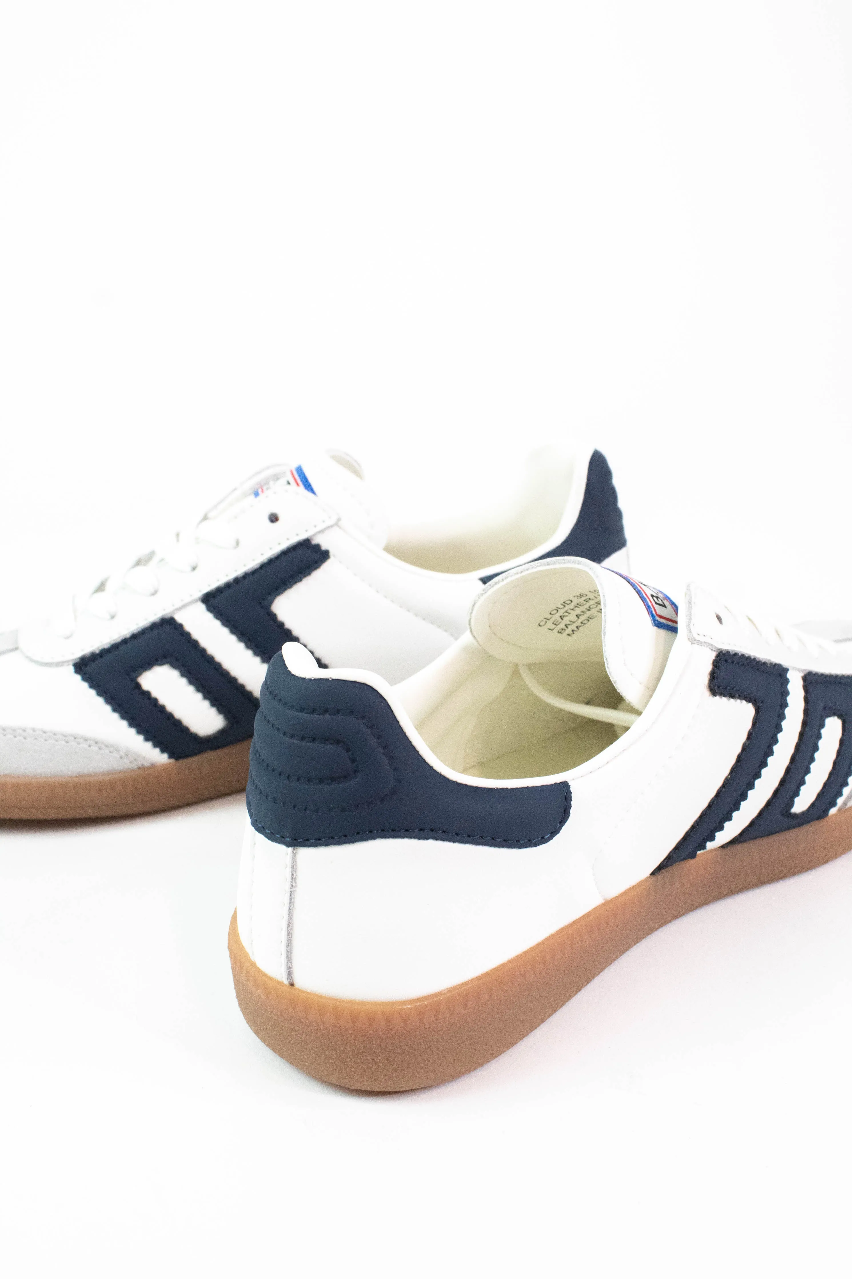 Cloud Lace Up Vintage Sneaker, Navy | Back 70 sold by North & Main Clothing Company product image thumbnail 2