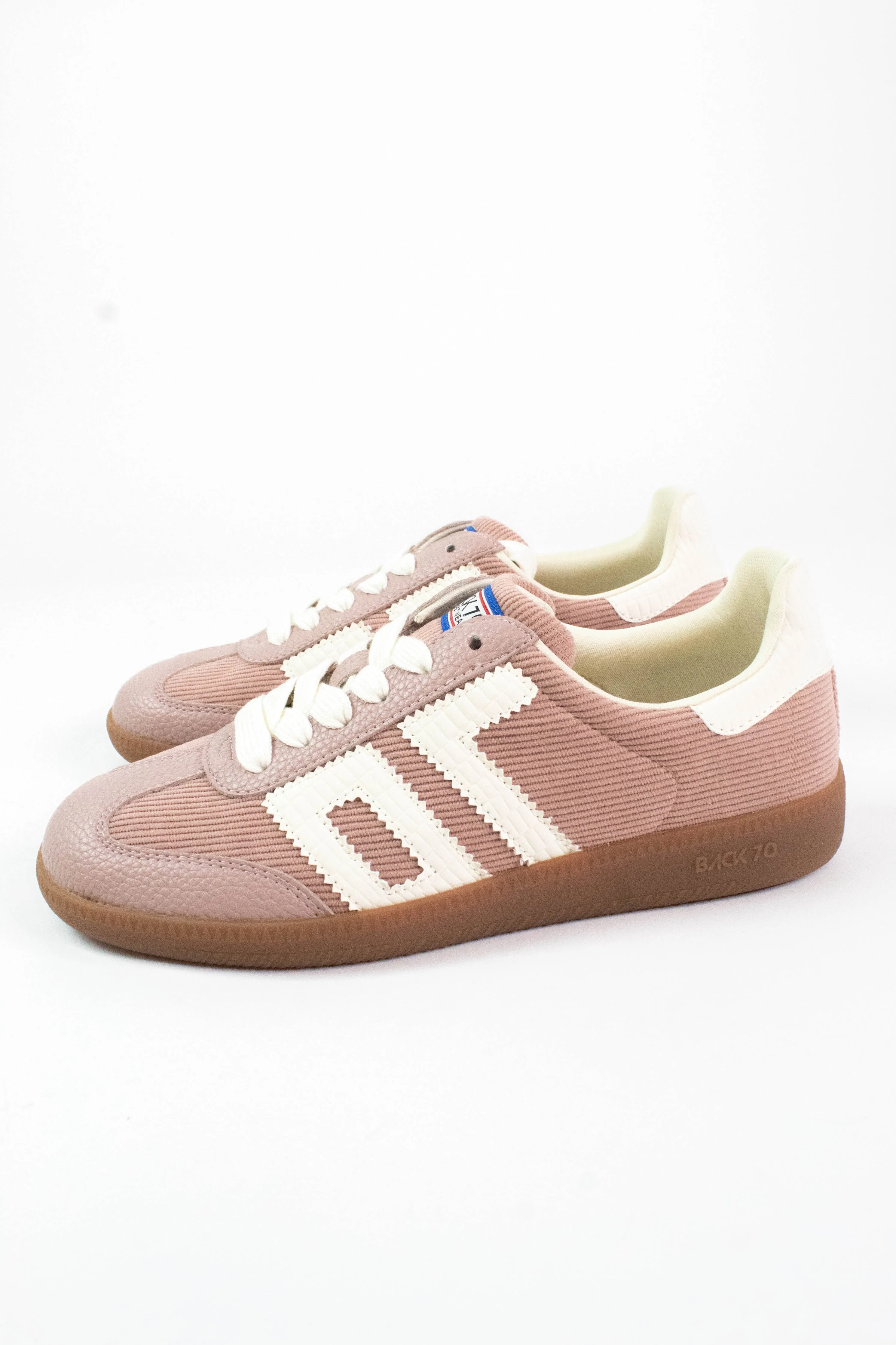 Cloud Corduroy Vintage Sneaker, Nude Milk | Back 70 sold by North & Main Clothing Company