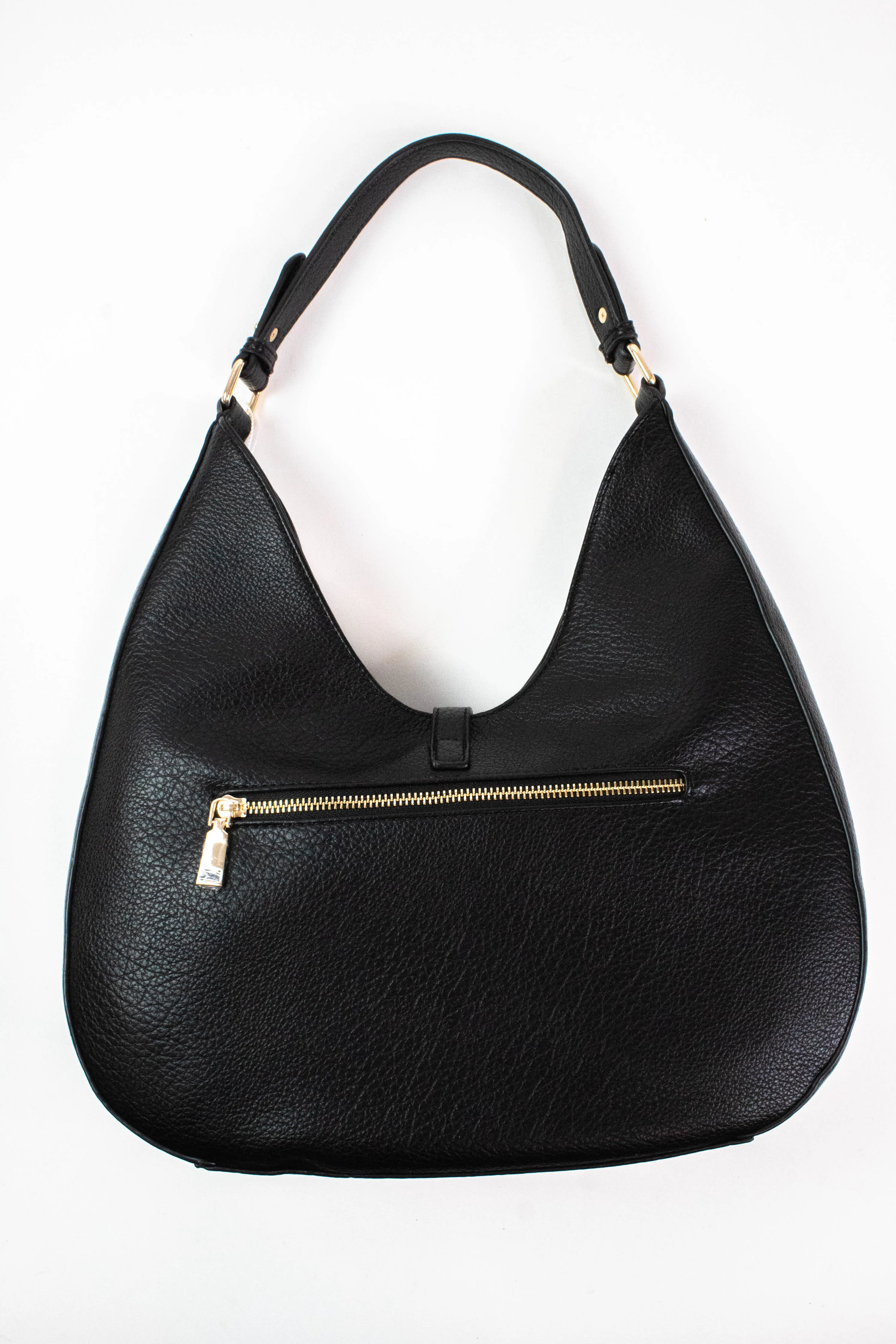 Olivia Stud Detailed Hobo Bag, Black | Moda Luxe sold by North & Main Clothing Company product image thumbnail 4