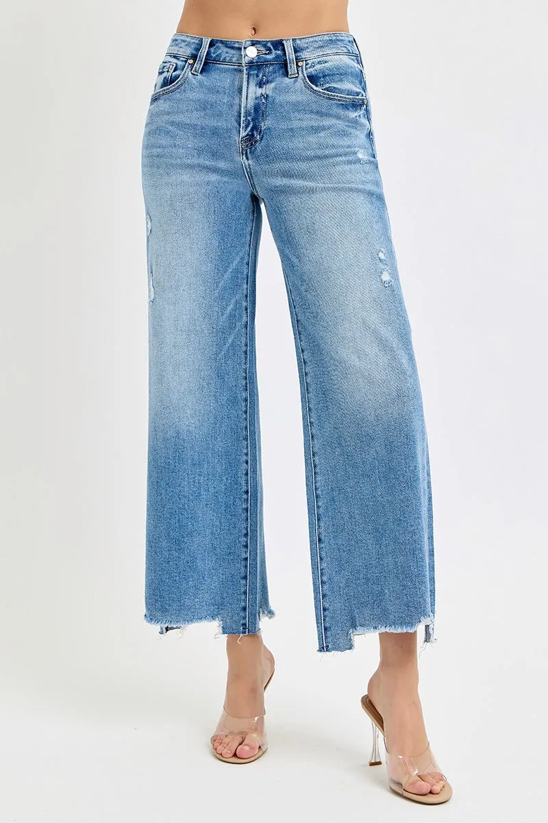 Charlotte High Rise Lightly Distressed Jeans, Medium sold by North & Main Clothing Company