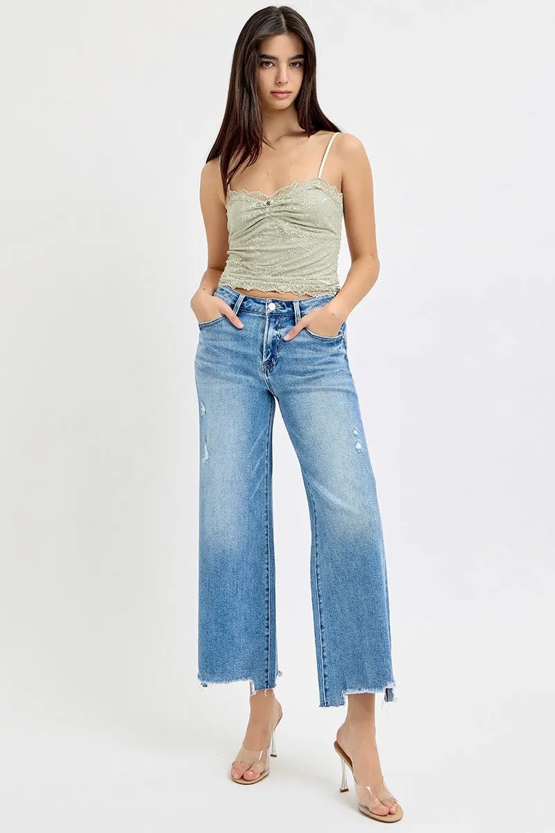 Charlotte High Rise Lightly Distressed Jeans, Medium sold by North & Main Clothing Company product image thumbnail 2