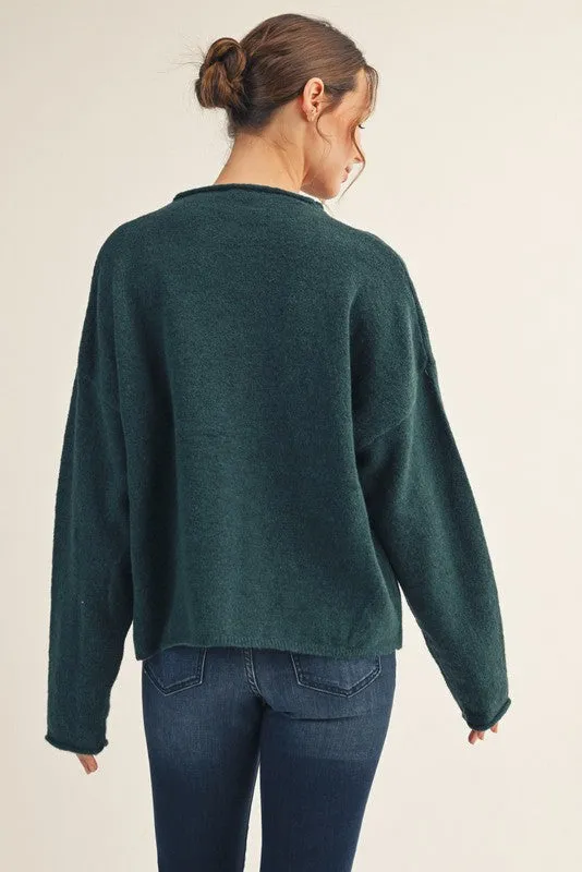 Odessa Cardigan Sweater, Hunter Green sold by North & Main Clothing Company product image thumbnail 3