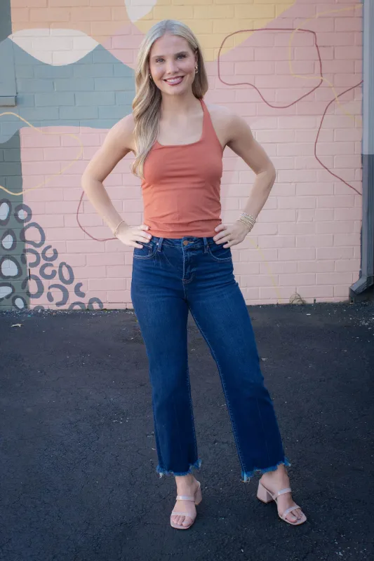 Clean Lines Racerback Tank, Cinnamon Stick | Free People sold by North & Main Clothing Company