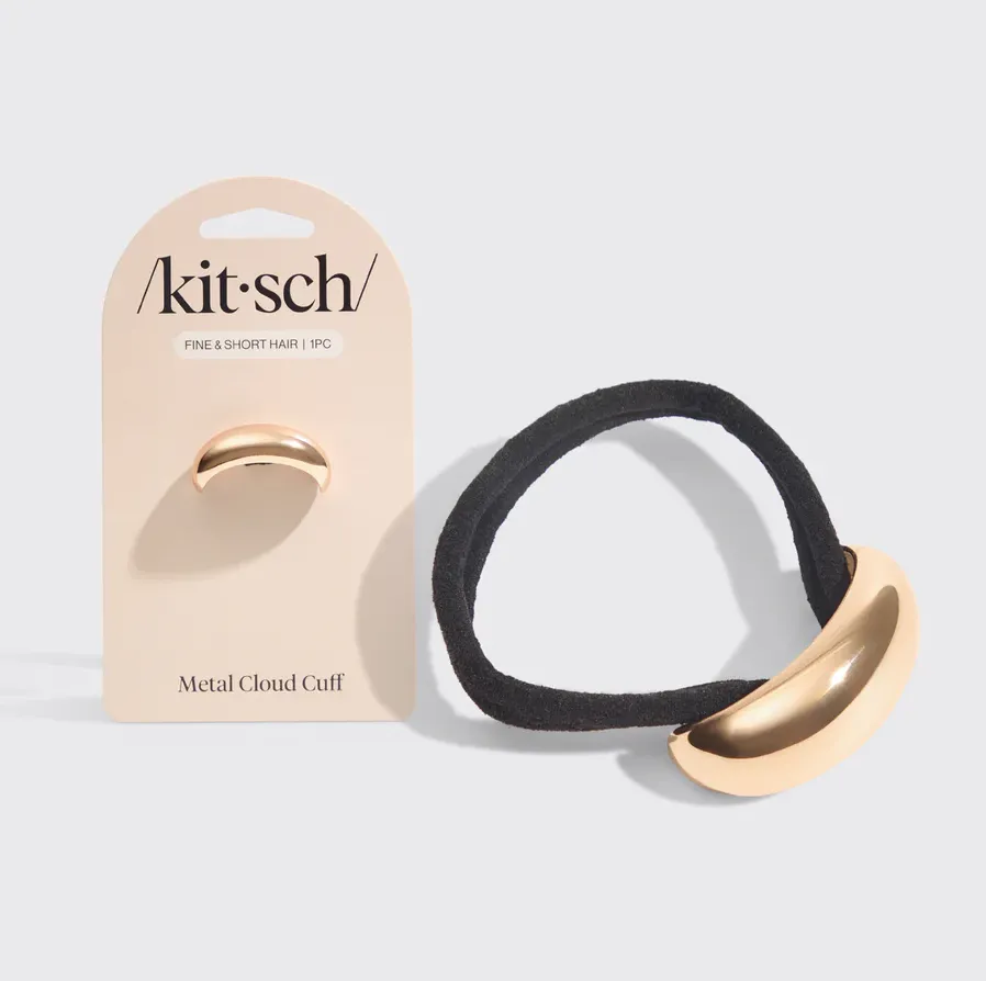 Small Metal Cloud Cuff, Gold | Kitsch sold by North & Main Clothing Company