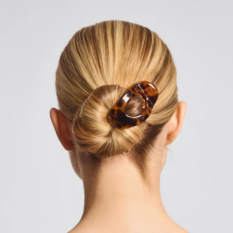 Medium Recycled Plastic Flat Cloud Clip, Tort | Kitsch sold by North & Main Clothing Company product image thumbnail 3