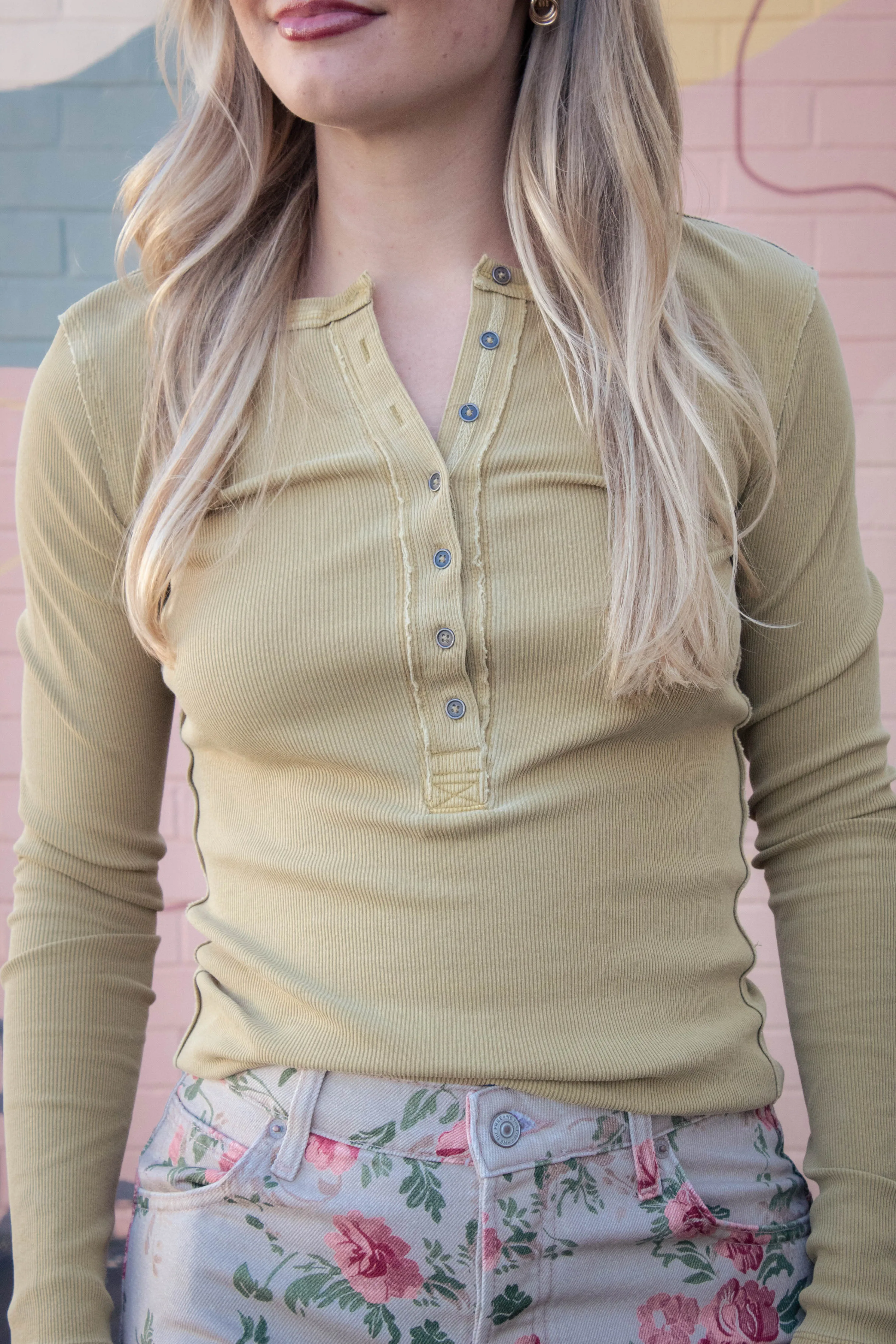 Jamie Henley Top, Dried Tobacco | Free People sold by North & Main Clothing Company product image thumbnail 4