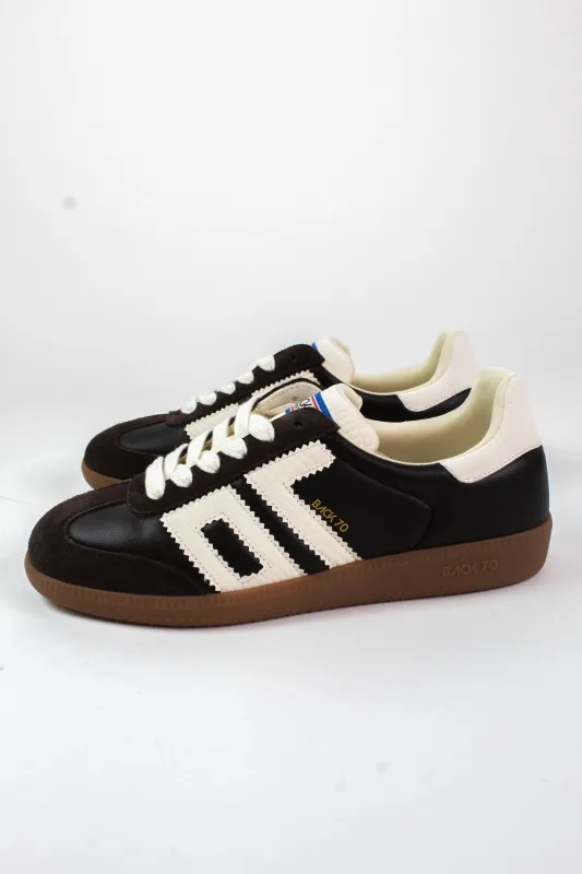 Cloud Vintage Style Sneaker, Coffee Milk | Back 70 sold by North & Main Clothing Company