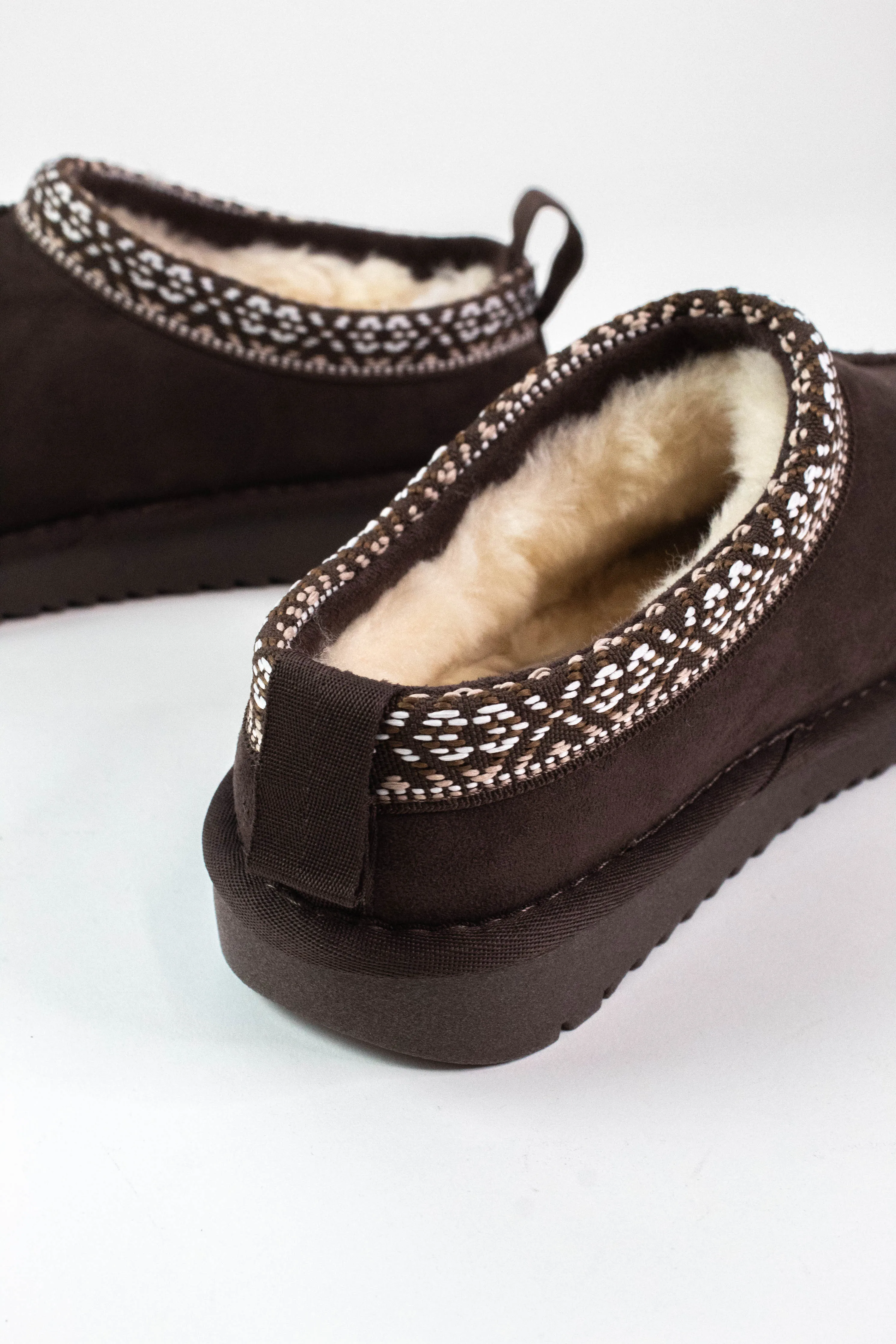 Sim Stitch Detail Suede Mule, Brown sold by North & Main Clothing Company product image thumbnail 2