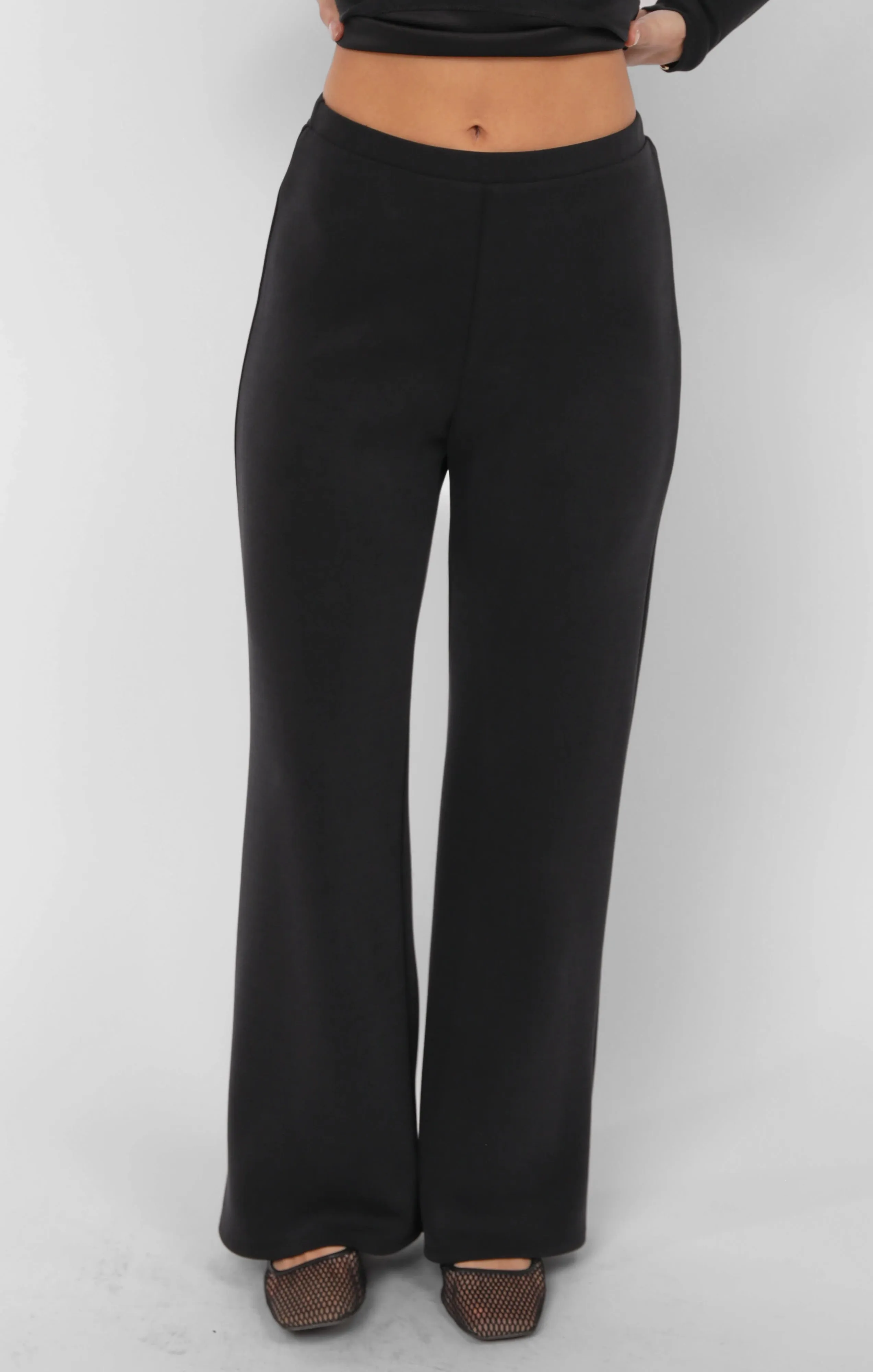 Hustle Knit Wide Leg Pants, Black | Sadie & Sage sold by North & Main Clothing Company product image thumbnail 3