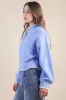 Alice Trim Detail Sweater, Blue sold by North & Main Clothing Company