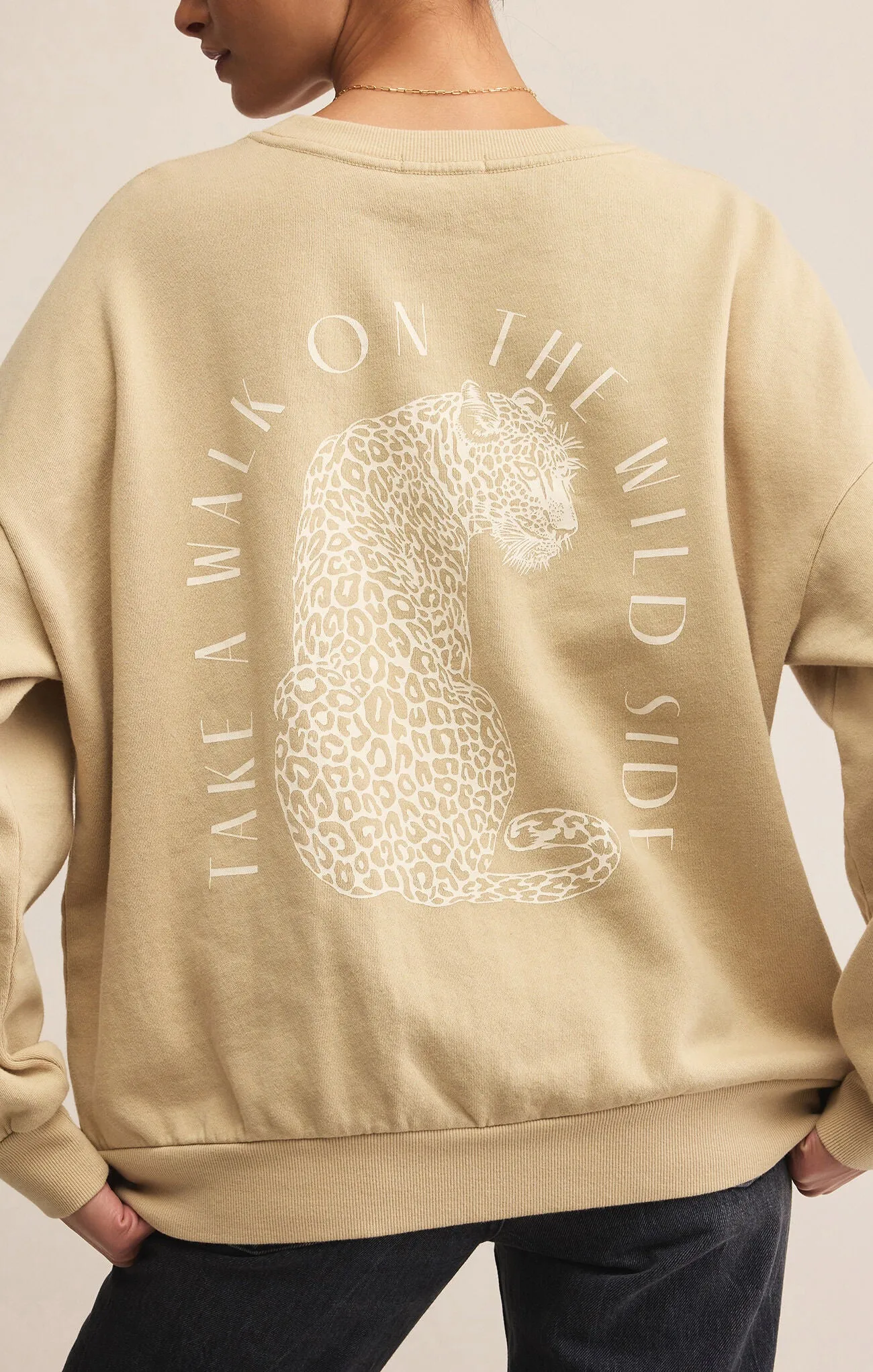 Wild Side Sweatshirt, Washed Gold | Z Supply sold by North & Main Clothing Company product image thumbnail 2