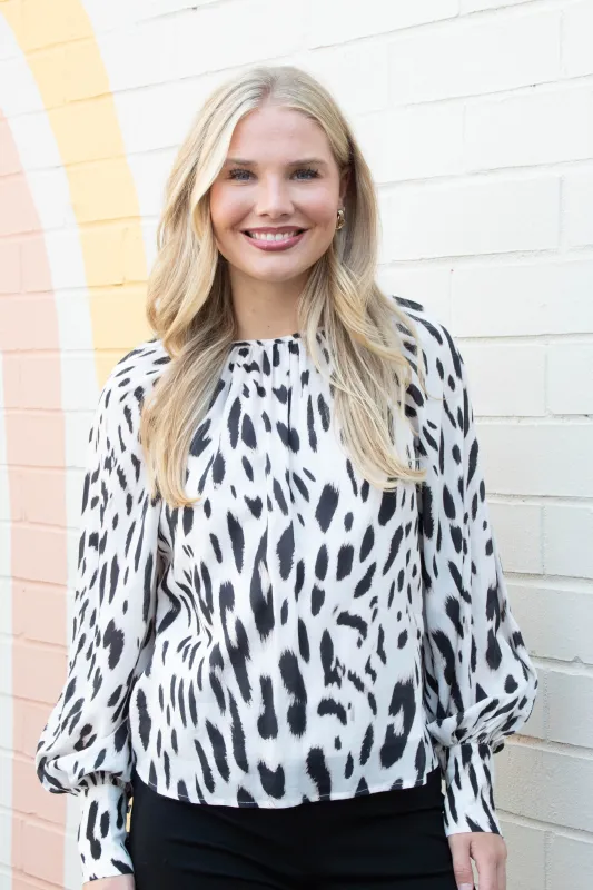 Wild Dreamer Blouse, Mother Leopard | Sanctuary sold by North & Main Clothing Company