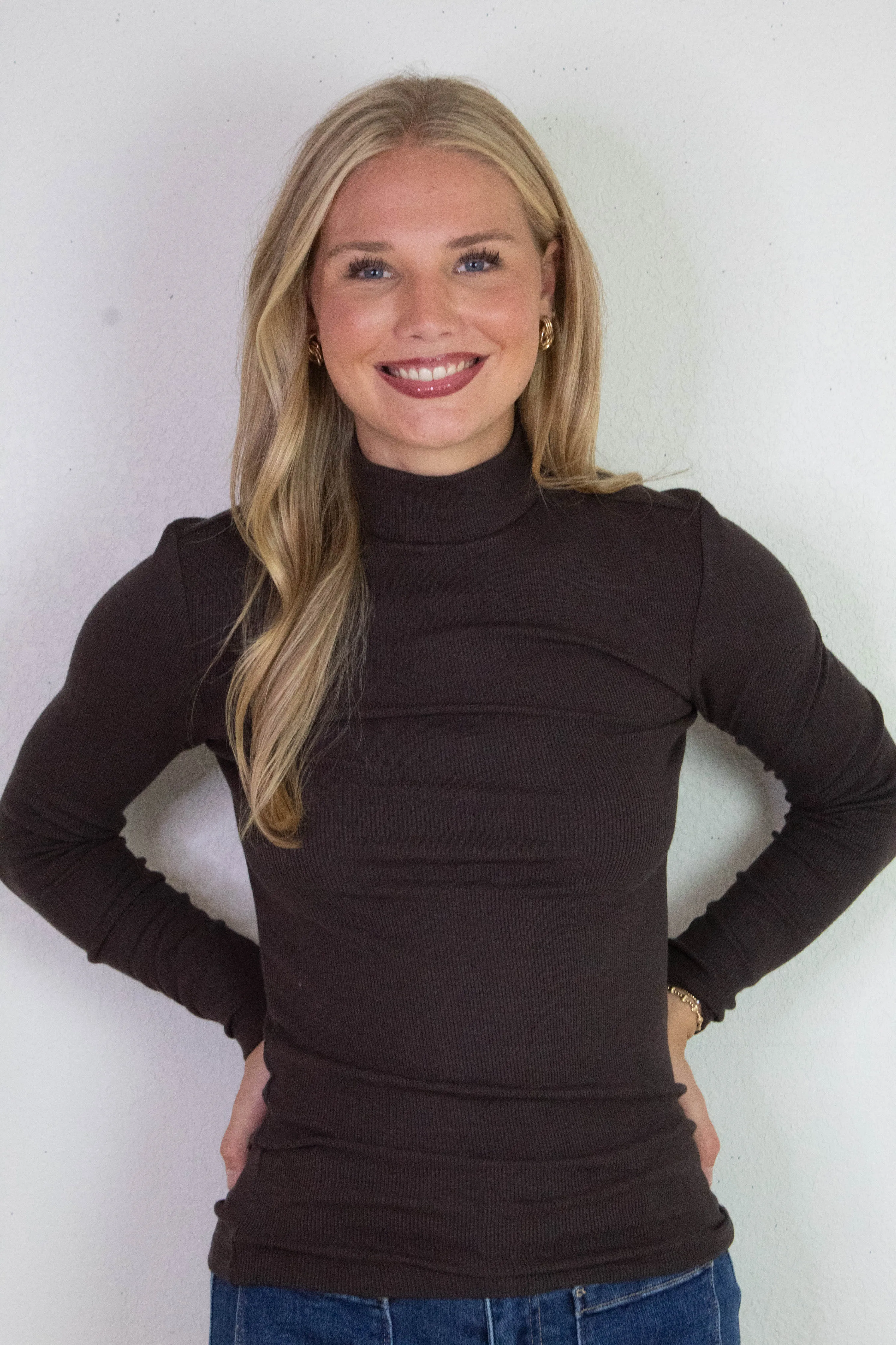 Mock Neck Essential Top, Semi Sweet | Sanctuary sold by North & Main Clothing Company product image thumbnail 5