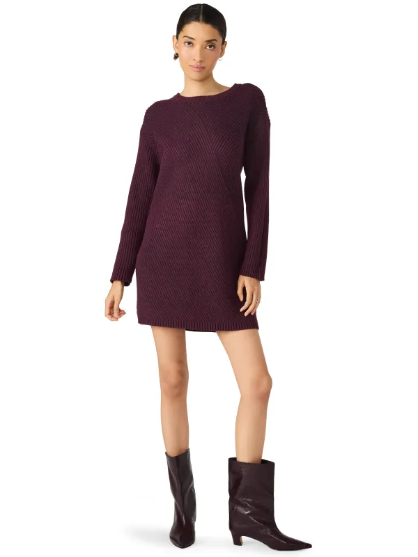 Abbie Sweater Dress, Beet | Steve Madden sold by North & Main Clothing Company