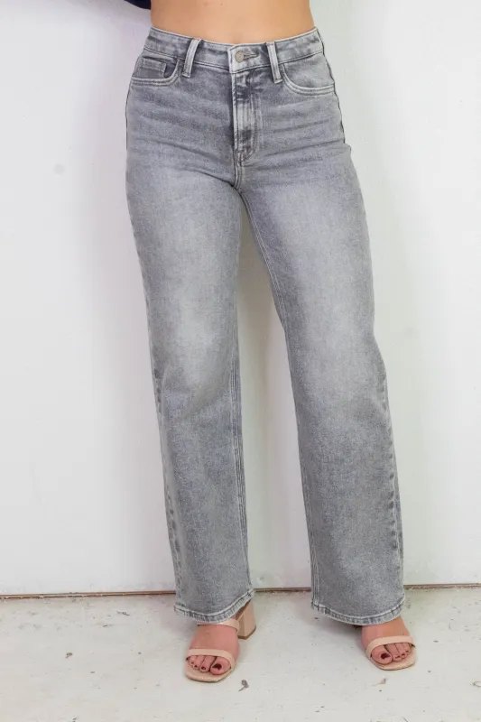 Remi High Rise Full Length Jeans, Heavenly made by Vervet