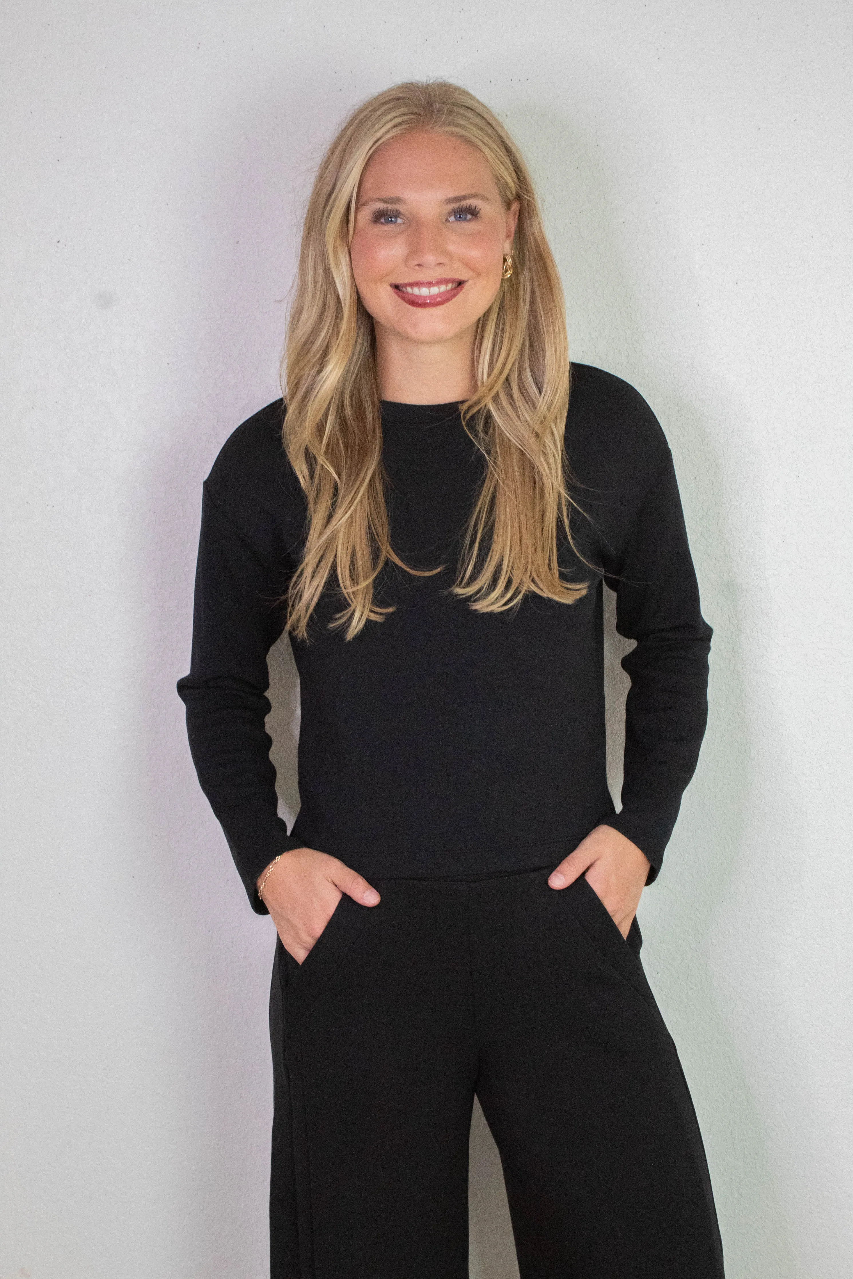 Airessentials Side Slit Top, Very Black | SPANX sold by North & Main Clothing Company product image thumbnail 5