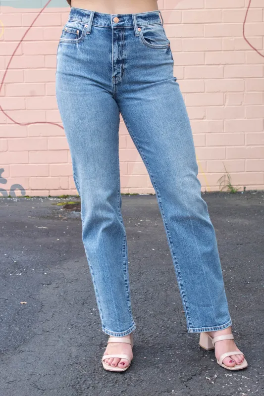Sundaze High Rise Vintage Straight Jean, Brooklyn | Daze sold by North & Main Clothing Company