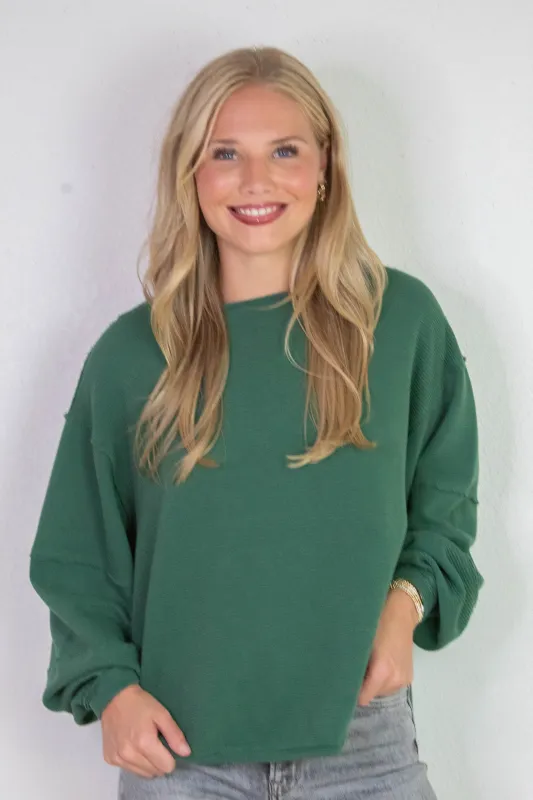 Total Eclipse Tee, Pine Forest | Free People sold by North & Main Clothing Company