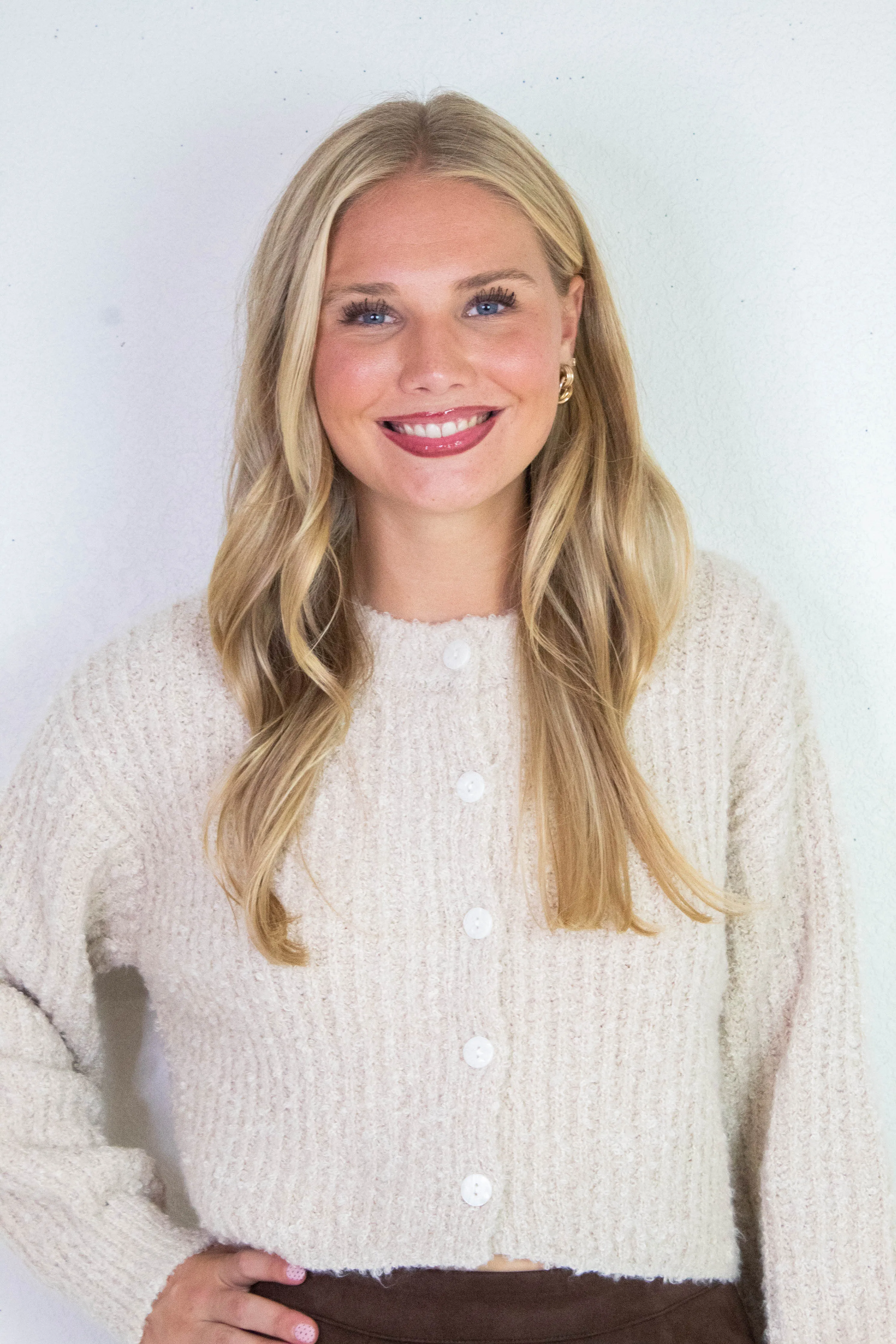 Emberly Fluffy Knit Cardigan, Alpaca sold by North & Main Clothing Company product image thumbnail 3