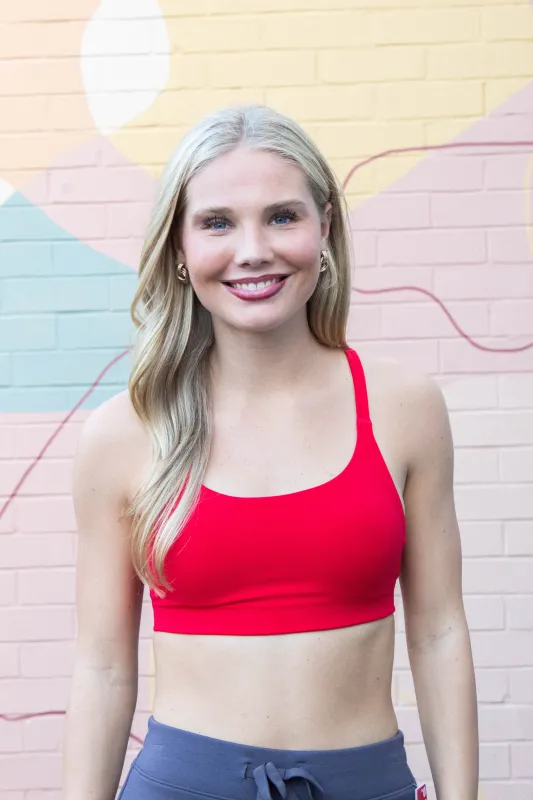 Onform Low Impact Sports Bra, Spanx Red | SPANX sold by North & Main Clothing Company