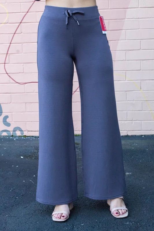 Airessentials Wide Leg Pant, Storm | SPANX sold by North & Main Clothing Company