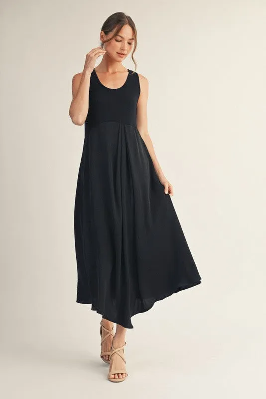 Sarah Grace Midi Dress, Black sold by North & Main Clothing Company product image thumbnail 2