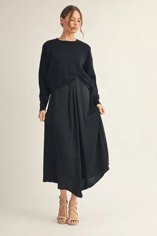 Sarah Grace Midi Dress, Black sold by North & Main Clothing Company product image thumbnail 4
