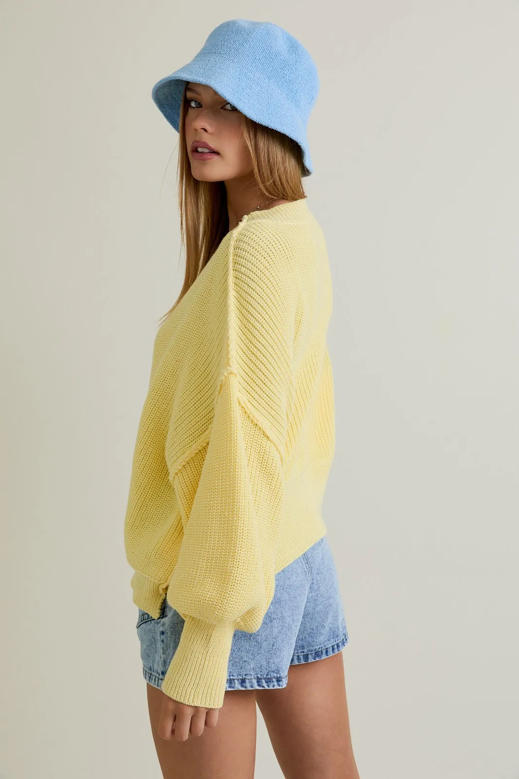 Brynne Pullover Sweater, Light Yellow sold by North & Main Clothing Company product image thumbnail 5