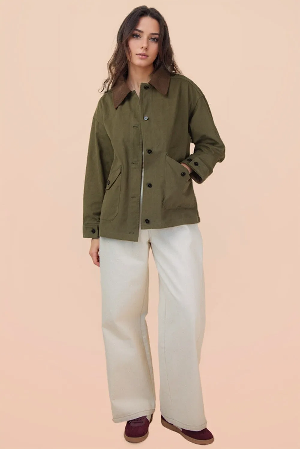 Livi Barn Jacket, Olive Green sold by North & Main Clothing Company product image thumbnail 3