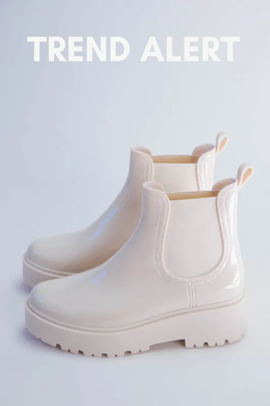 Penny Rain Boot, White | Beach by Matisse sold by North & Main Clothing Company