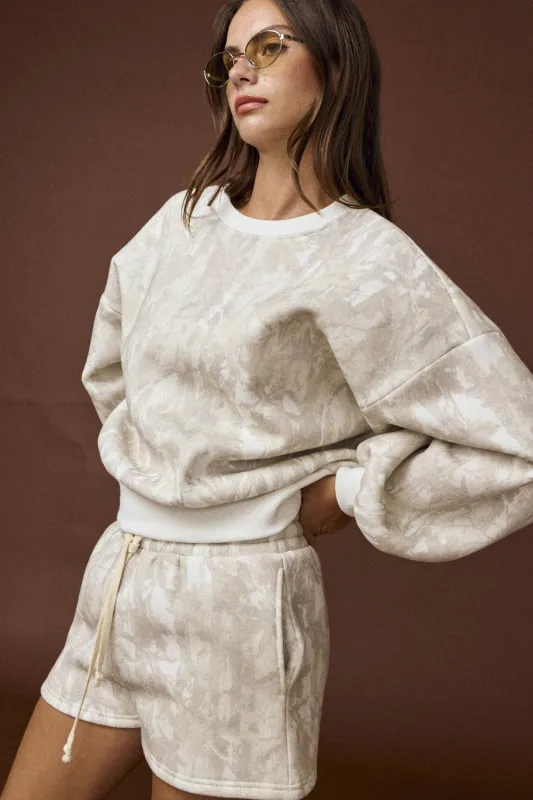 Breelyn Crewneck Top, Camo sold by North & Main Clothing Company