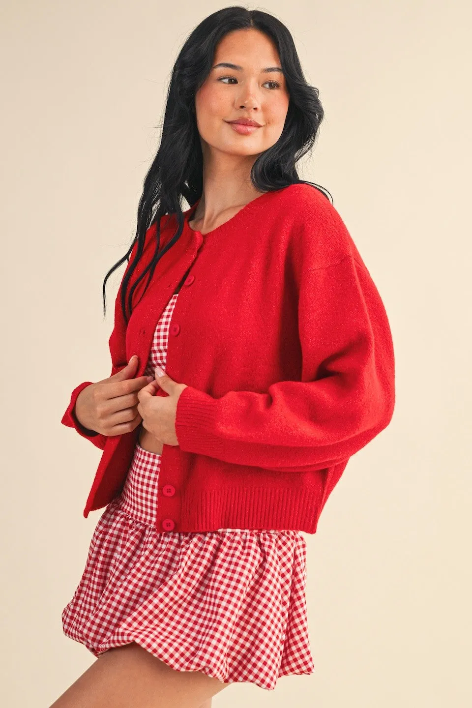Lizzie Soft Knit Sweater, Red sold by North & Main Clothing Company product image thumbnail 4