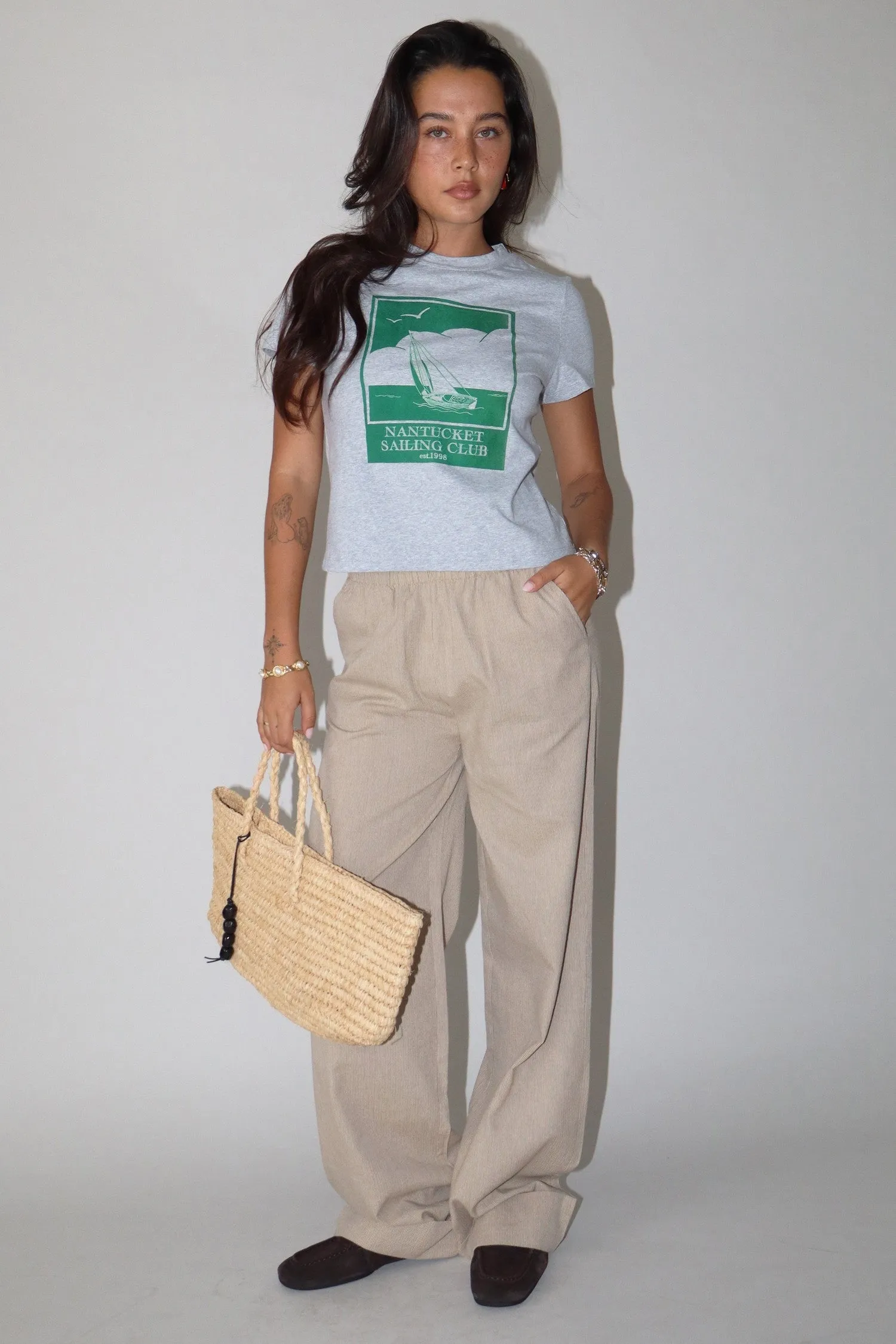 Nantucket Sailing Club Graphic Tee, Heather Grey sold by North & Main Clothing Company product image thumbnail 5