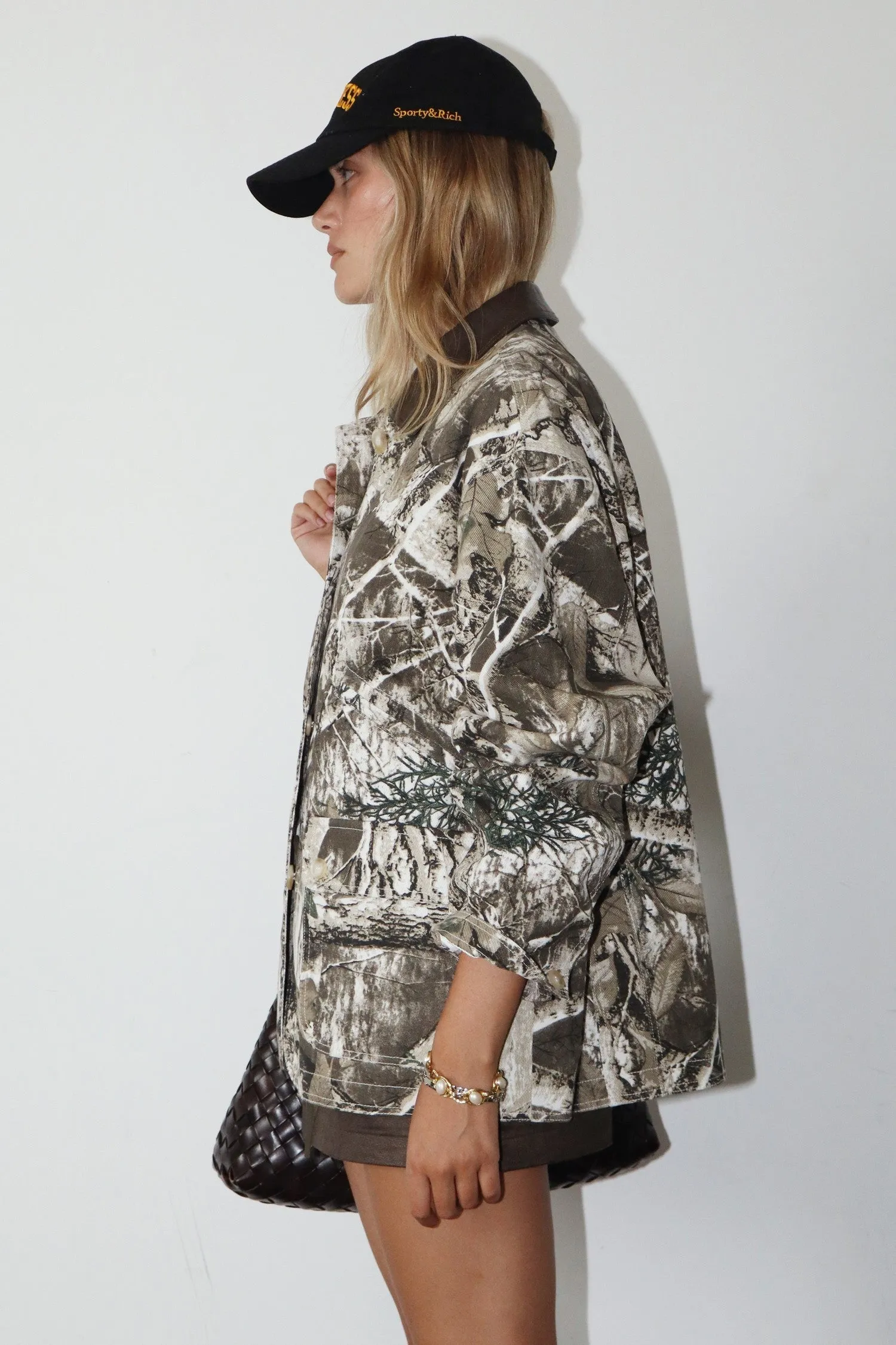 Skye Camo Print Jacket, Khaki sold by North & Main Clothing Company product image thumbnail 4
