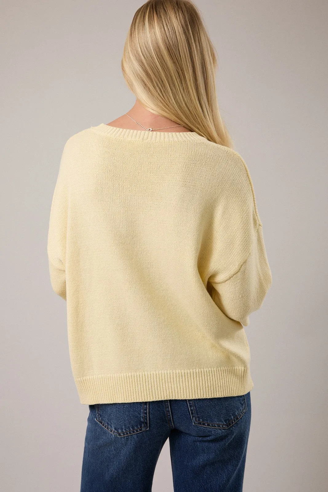 Travel Sardines Sweater Top, Yellow sold by North & Main Clothing Company product image thumbnail 2