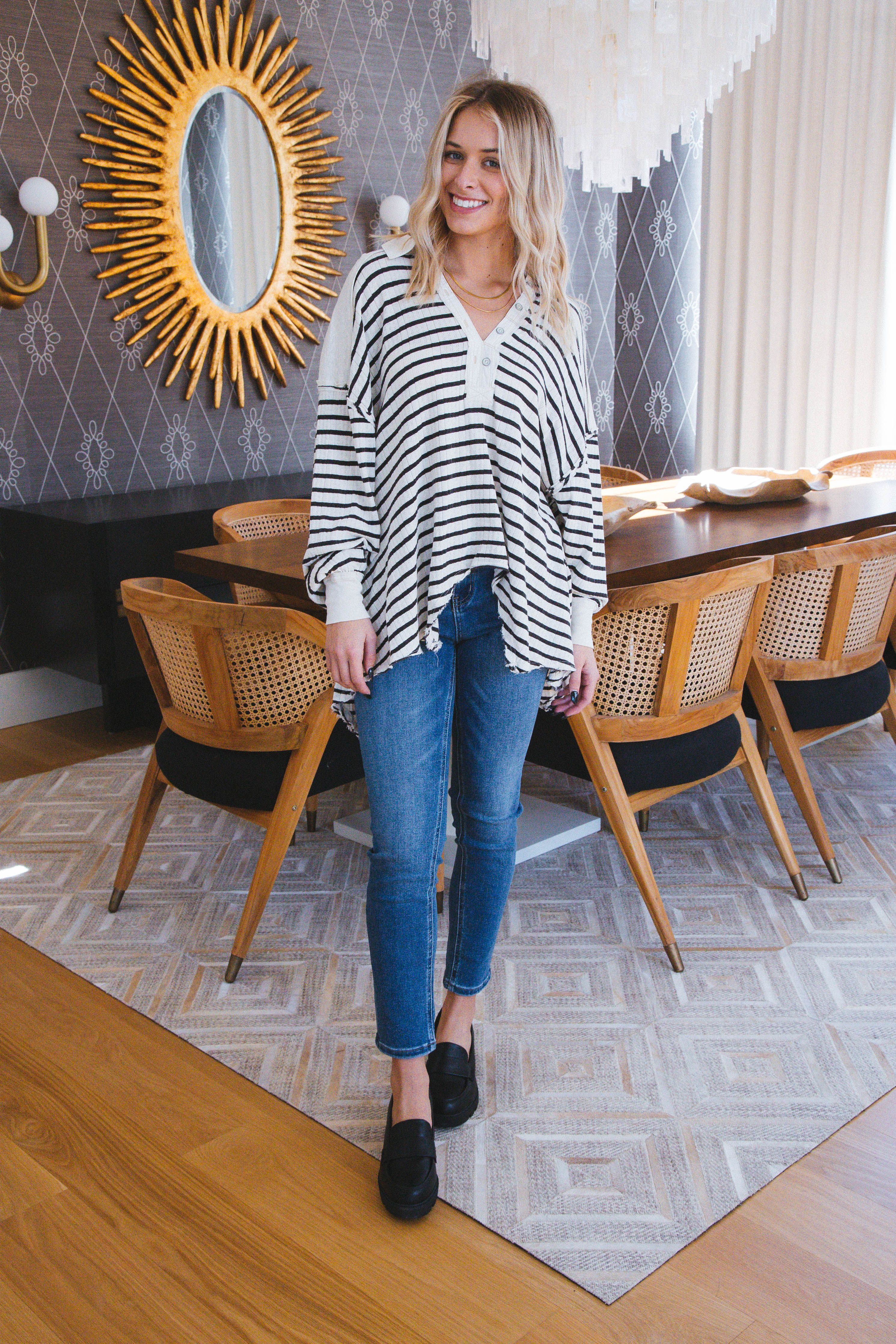 Avalon High Rise Slim Straight Jean, Medium | KanCan sold by North & Main Clothing Company product image thumbnail 4